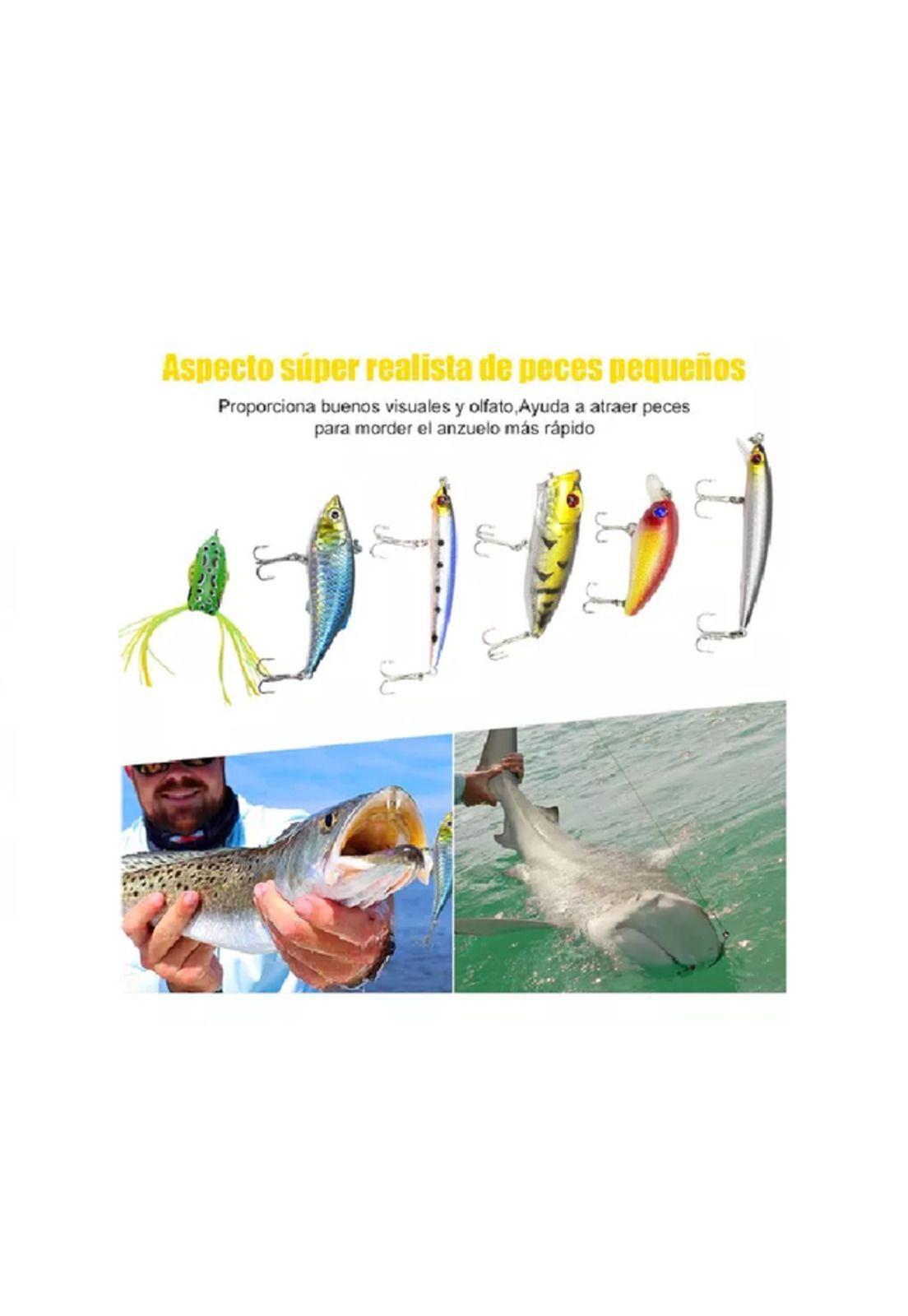 303 piezas señuelos de pesca kit con caja-3