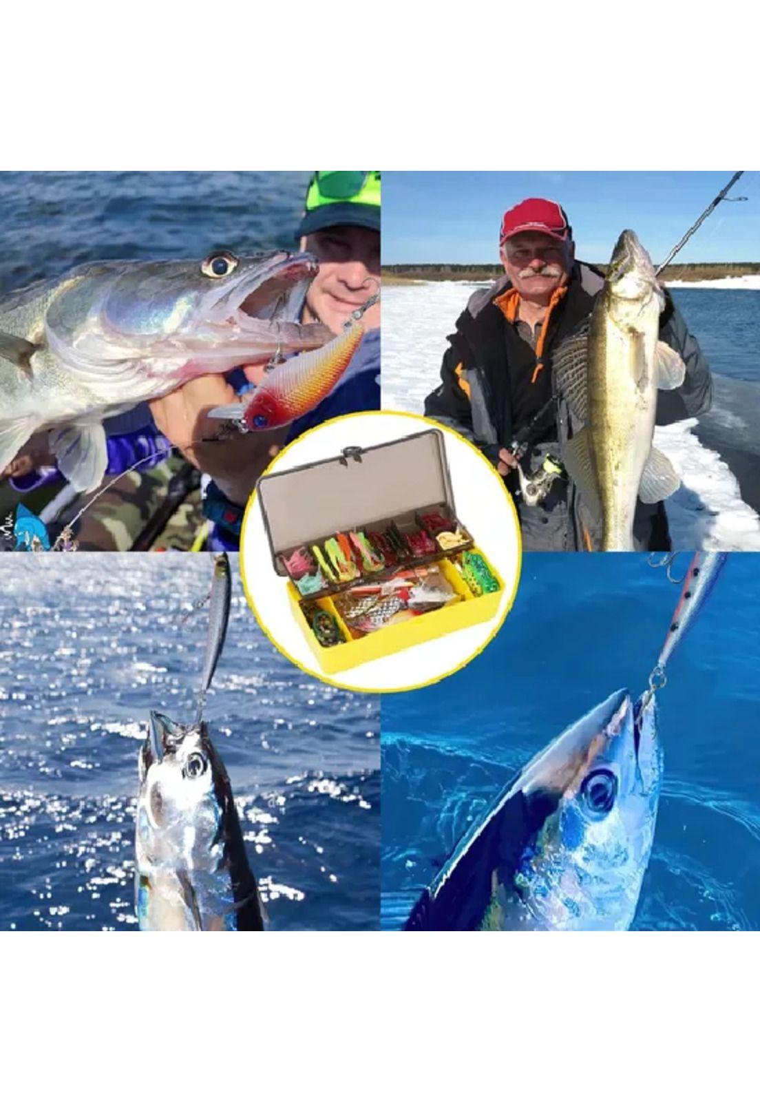 303 piezas señuelos de pesca kit con caja-5