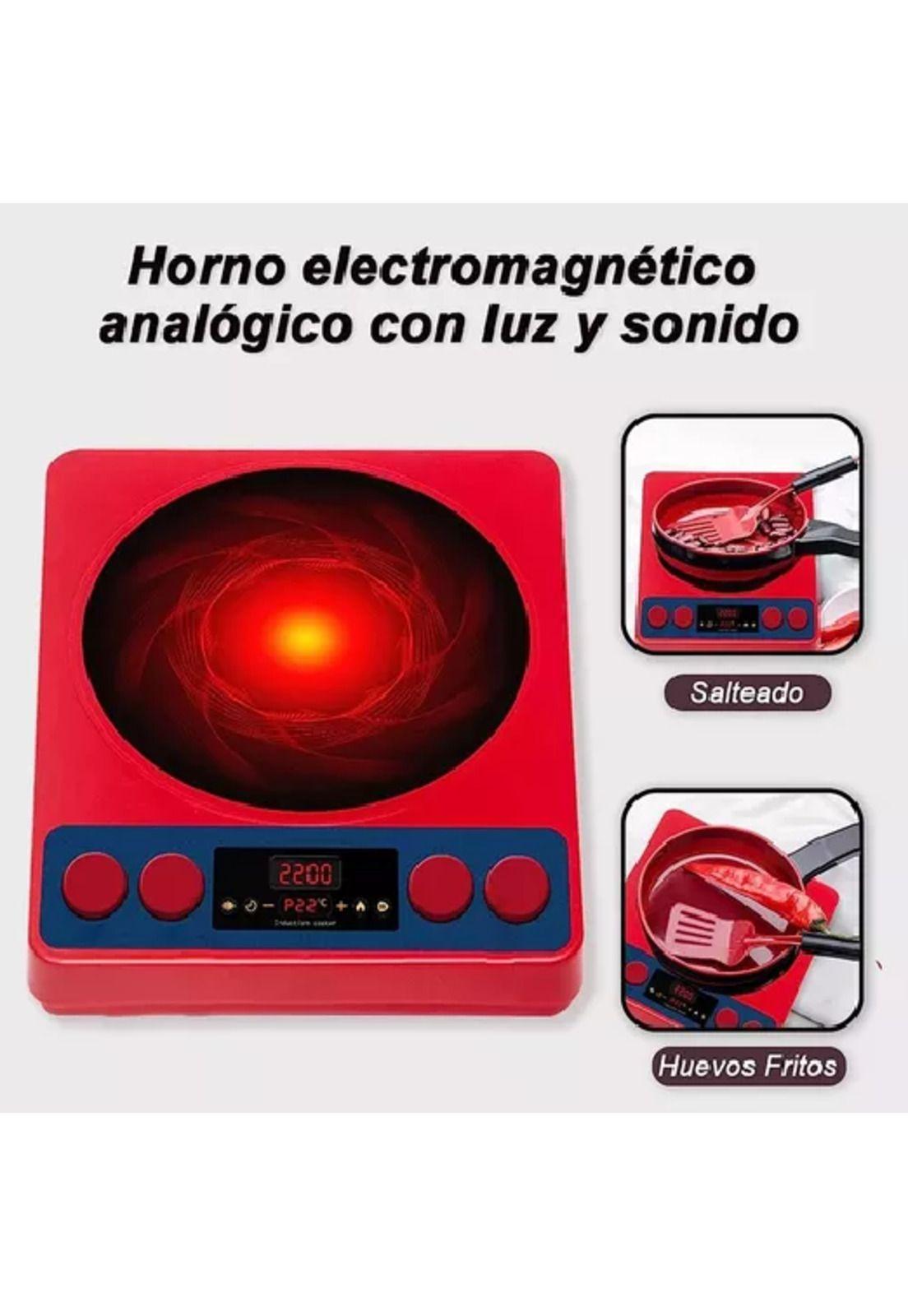 61 juguetes de cocina para niños, utensilios, cocina y alimentos multicolor-5