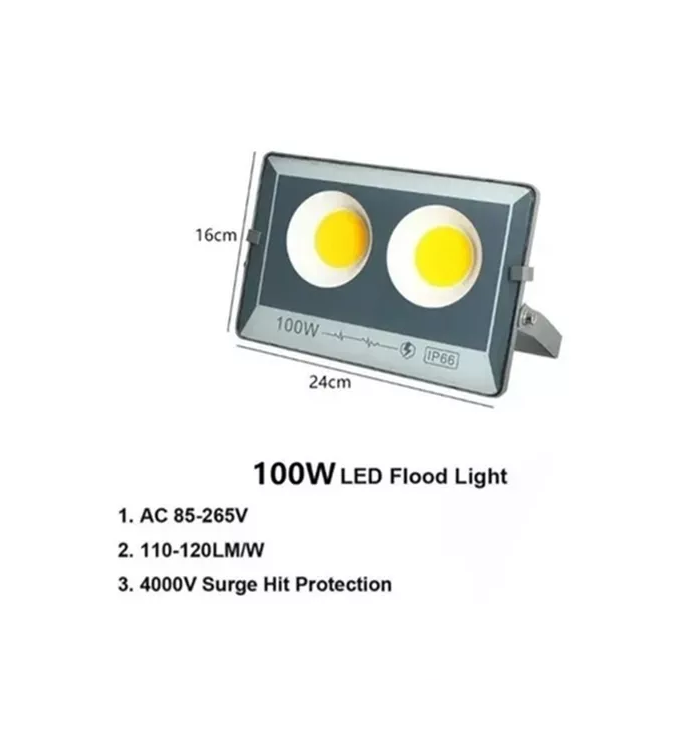 Foco led reflector estadio cob led 100w-2