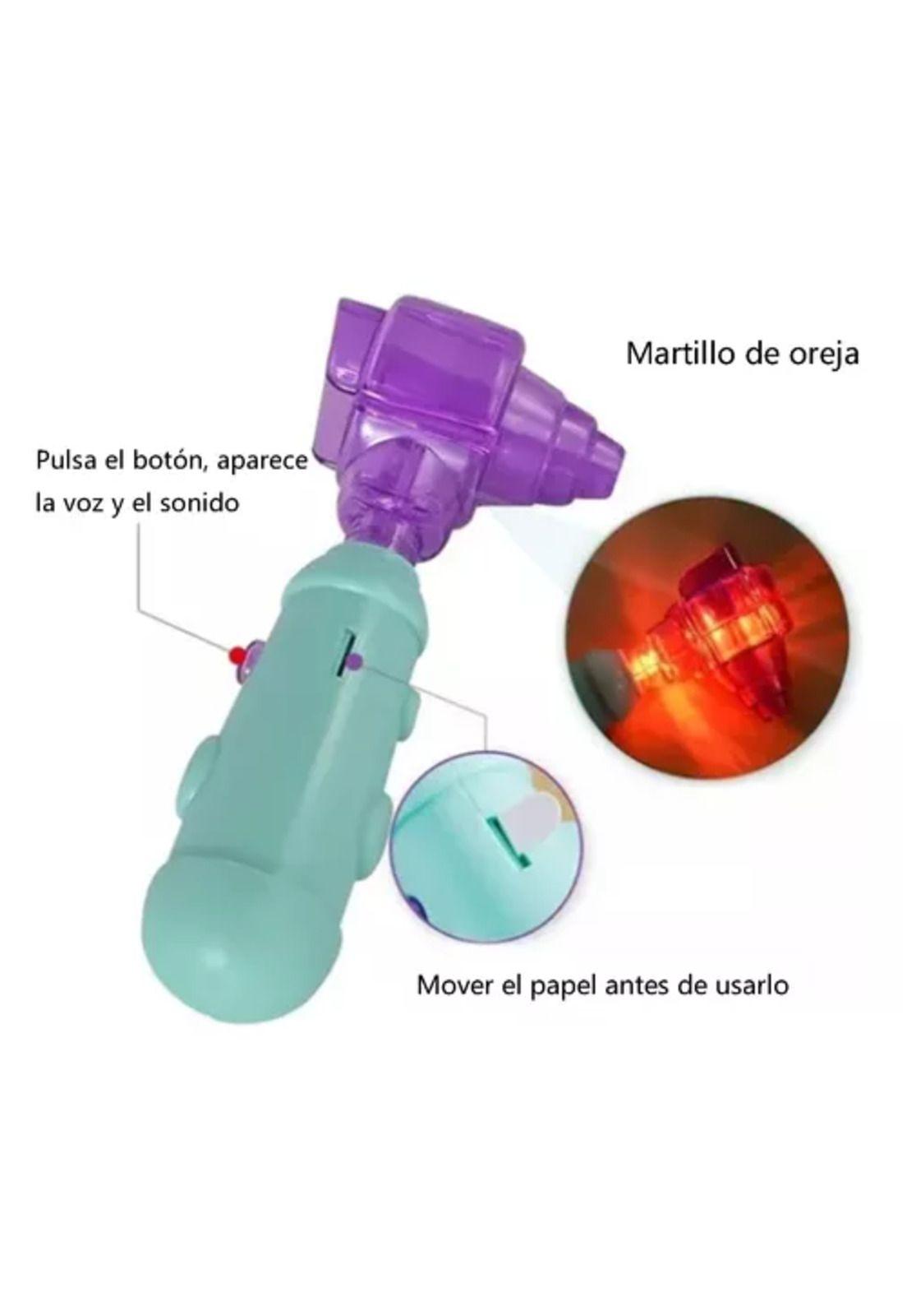 Set de juguetes médico para niños con luz y sonido blanco-4