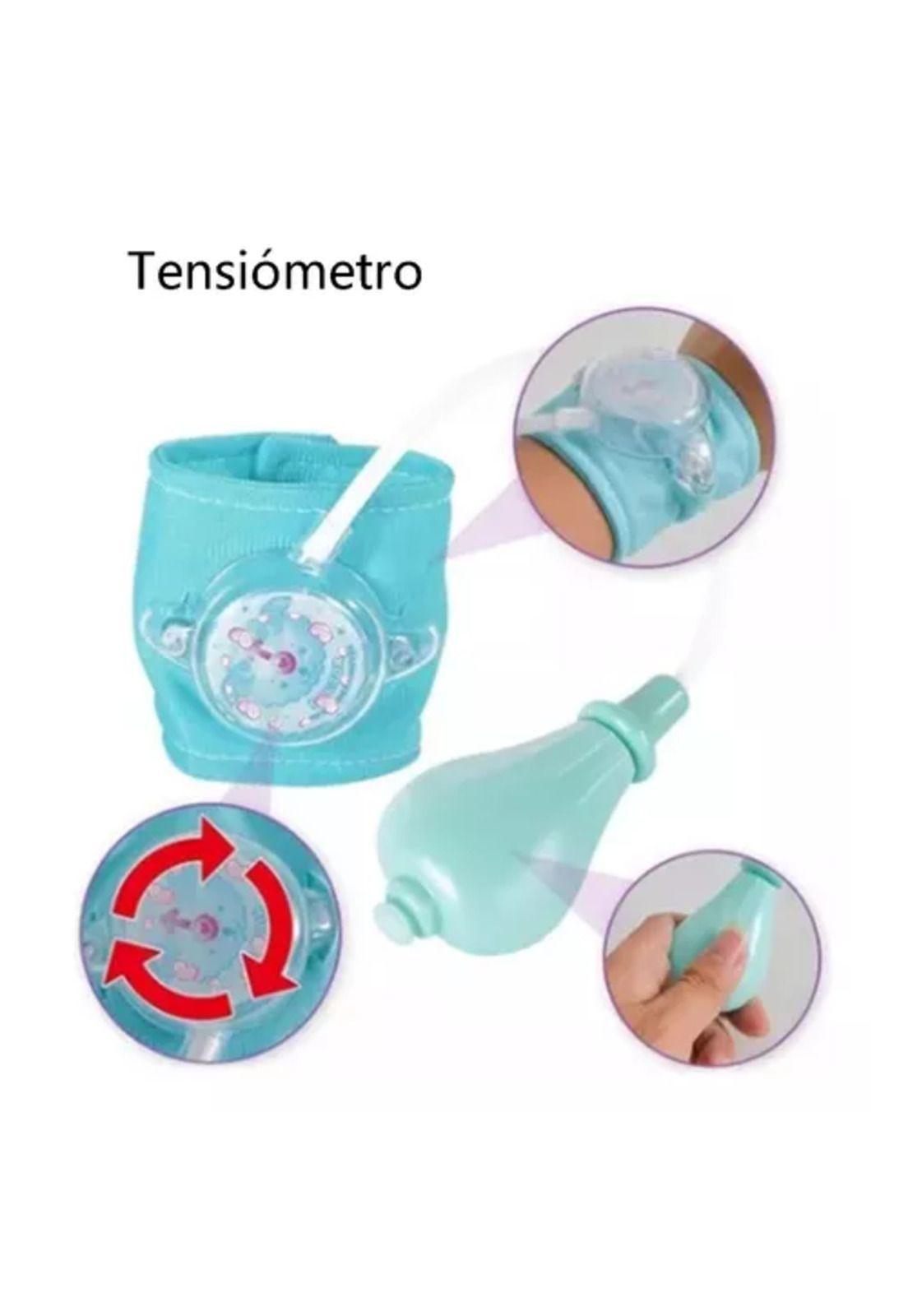 Set de juguetes médico para niños con luz y sonido blanco-5