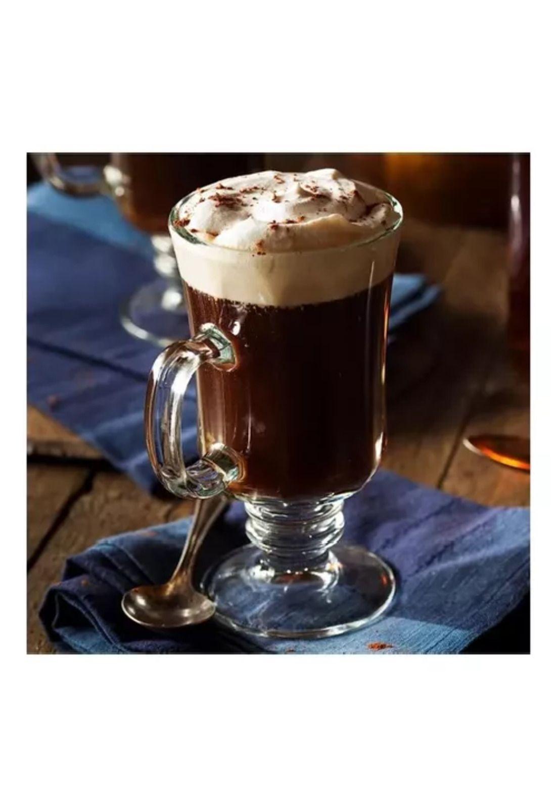 Set de 6 tazas para capuchino, café y té, vidrio, 250 ml, cappuccino, transparente-7