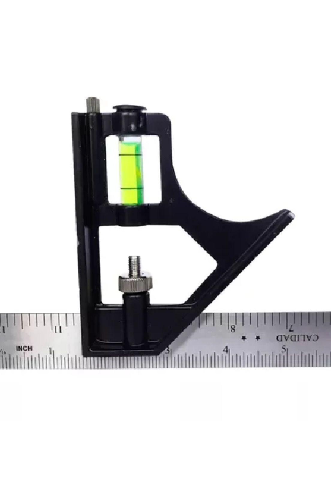 Escuadra 30cm ajustable con nivel Kamasa KM-495-6
