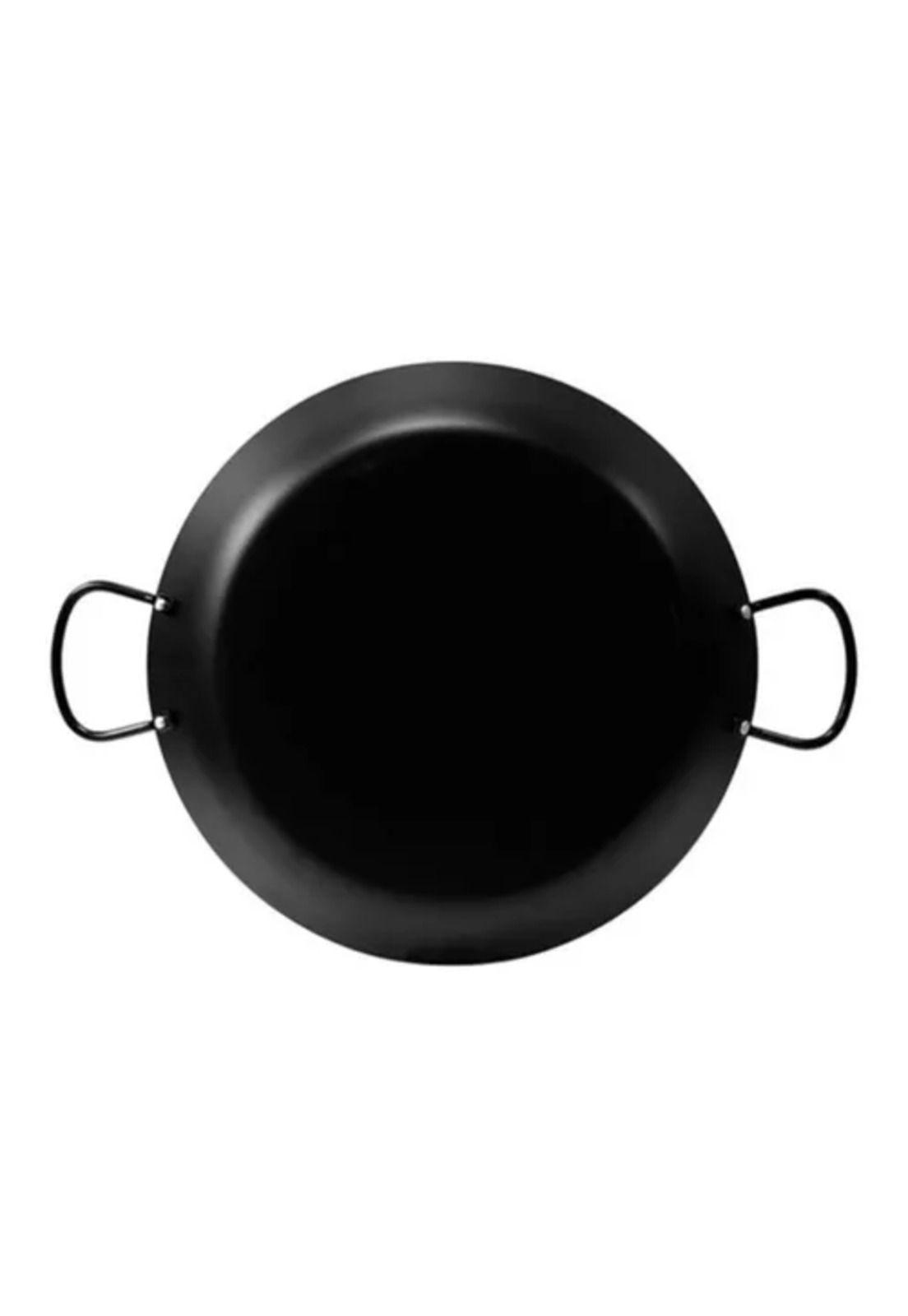 Paellera de teflón antiadherente de 42 cm, Firenze Wens, negro-2