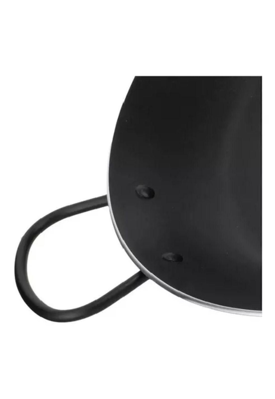 Paellera de teflón antiadherente de 42 cm, Firenze Wens, negro-3