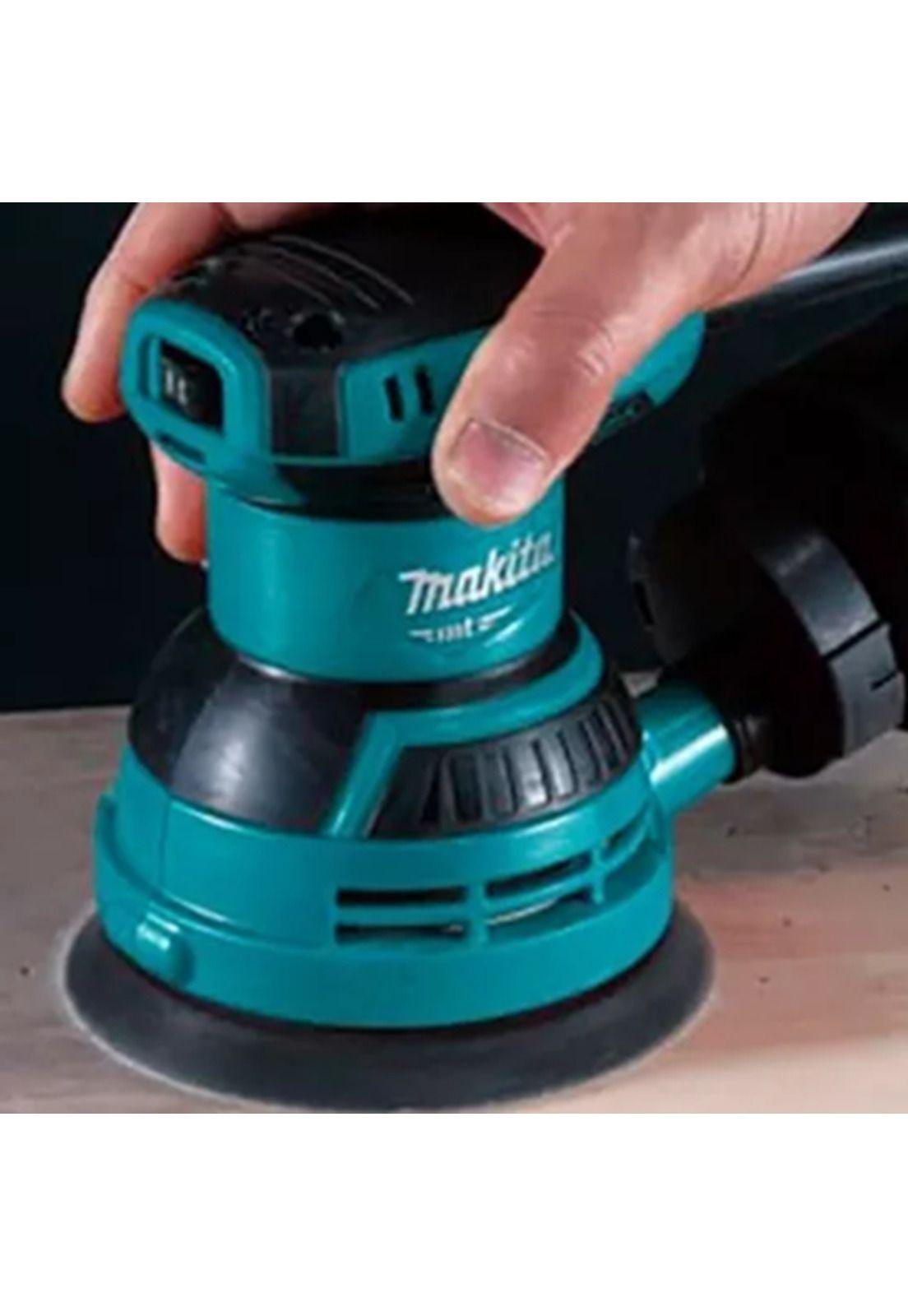 Lijadora excéntrica 5 Makita M9204B 240W turquesa-3