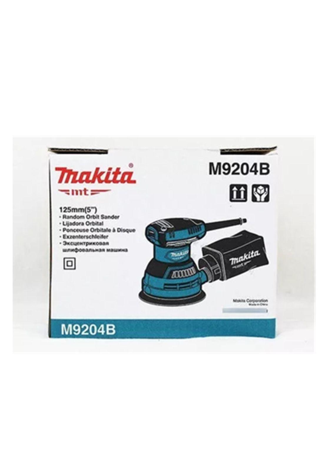 Lijadora excéntrica 5 Makita M9204B 240W turquesa-4