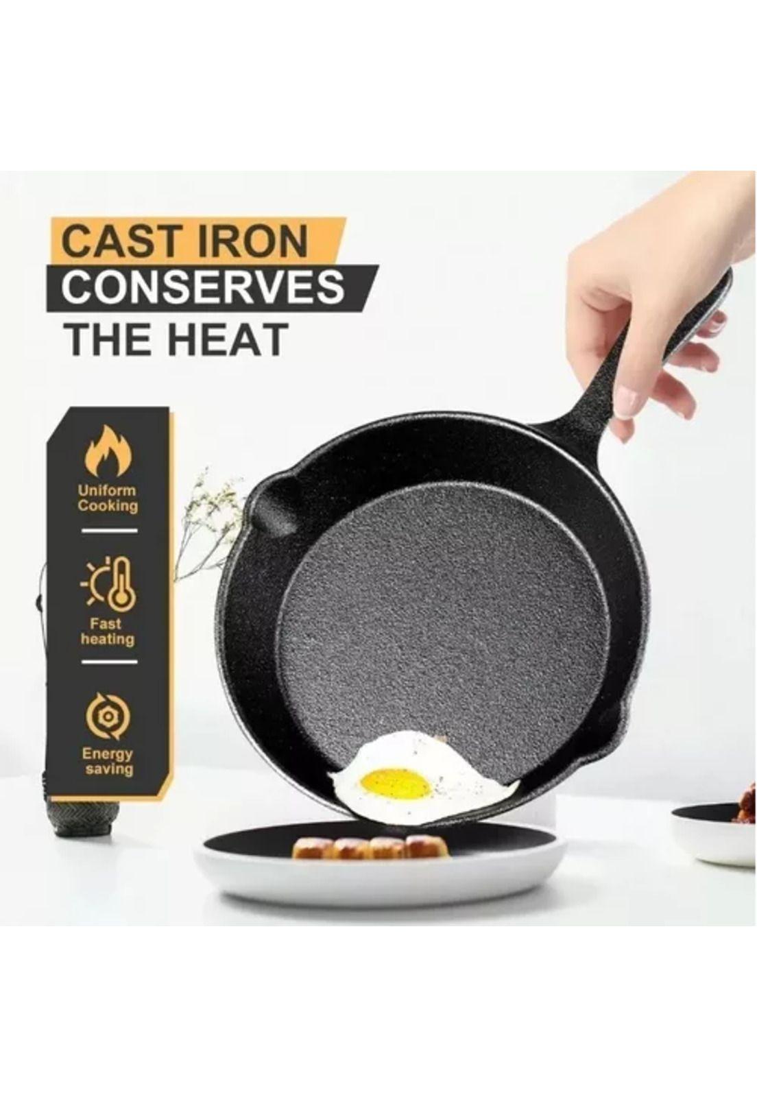Set de 4 sartenes de hierro fundido, skillet-4