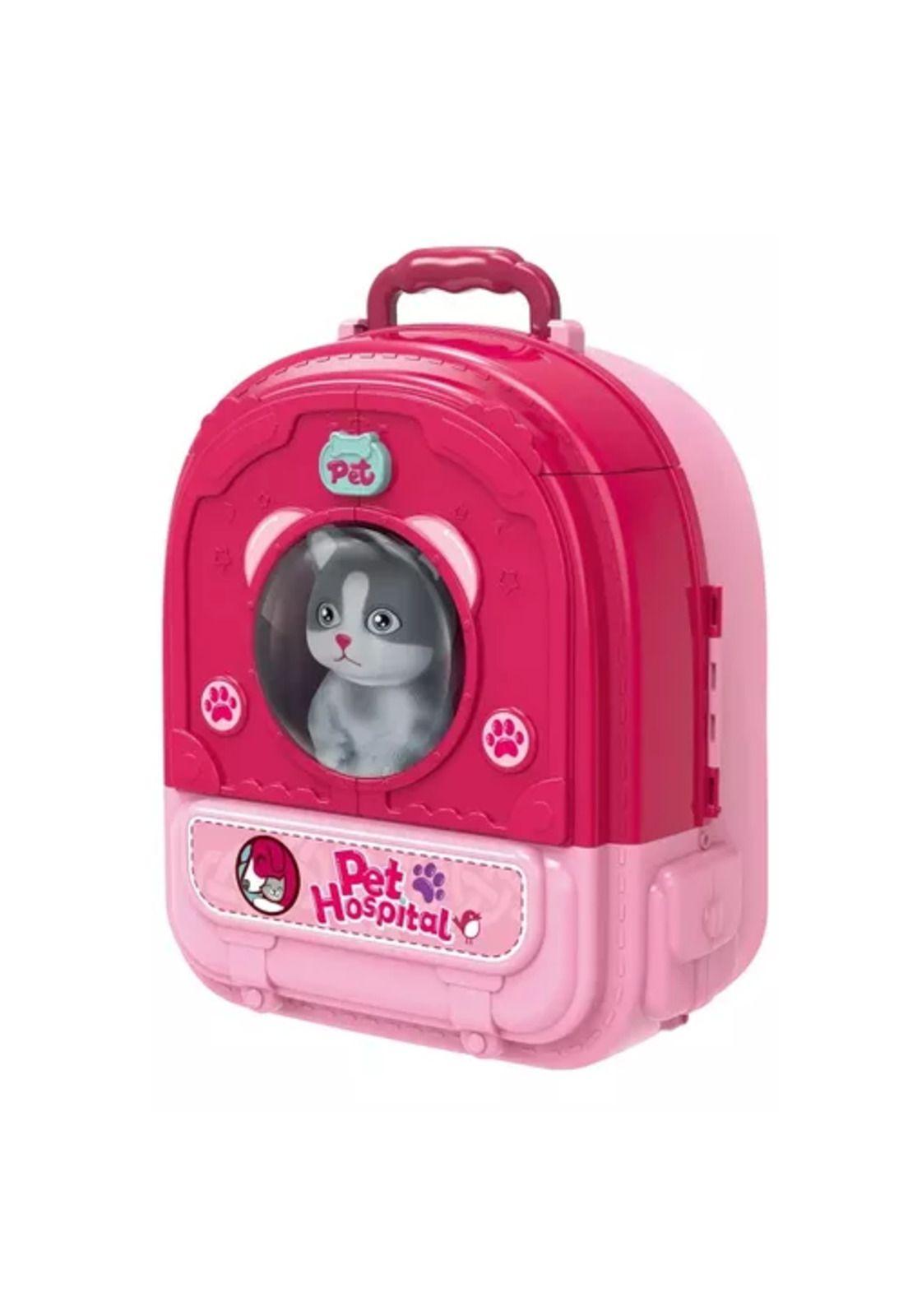 Maleta 3 en 1 para cuidados de mascotas, gato, hospital-2