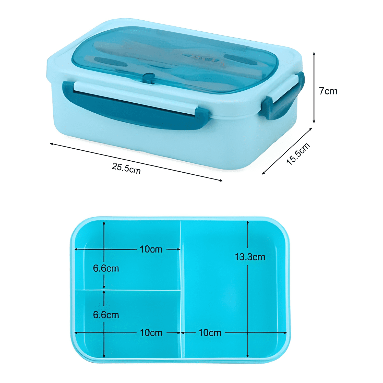 Taper hermético para comidas con cubiertos-2