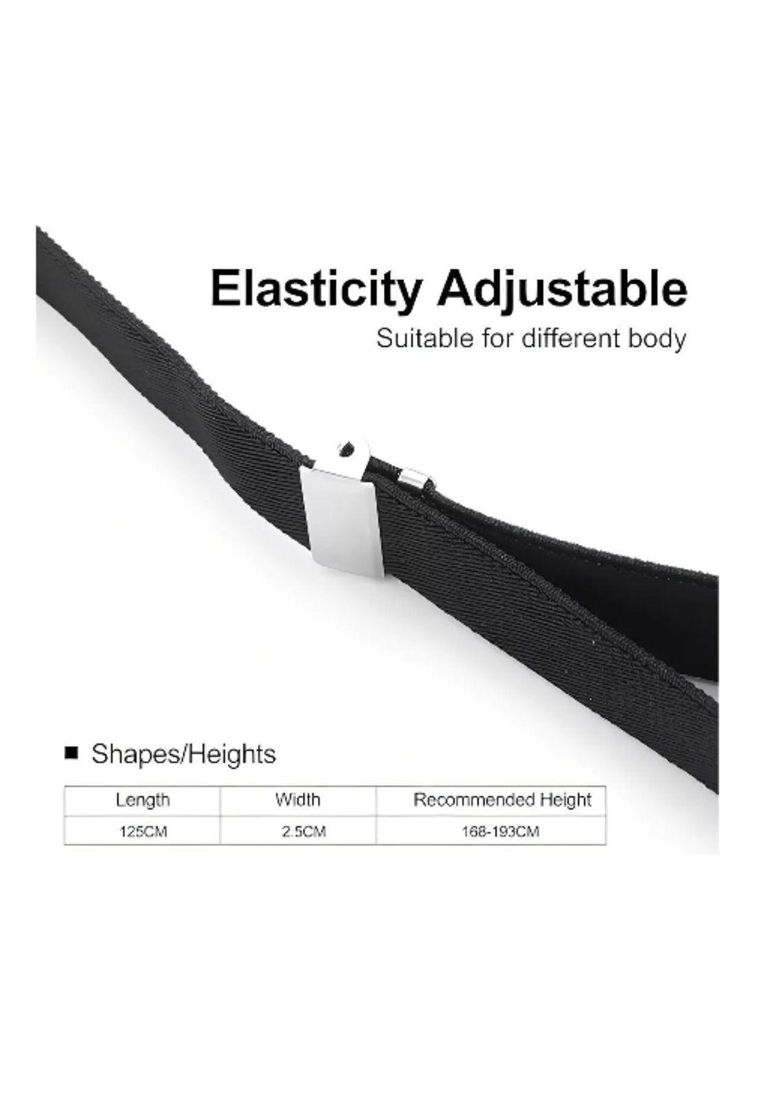 Tirantes suspensores para pantalones 110 cm, negro-3