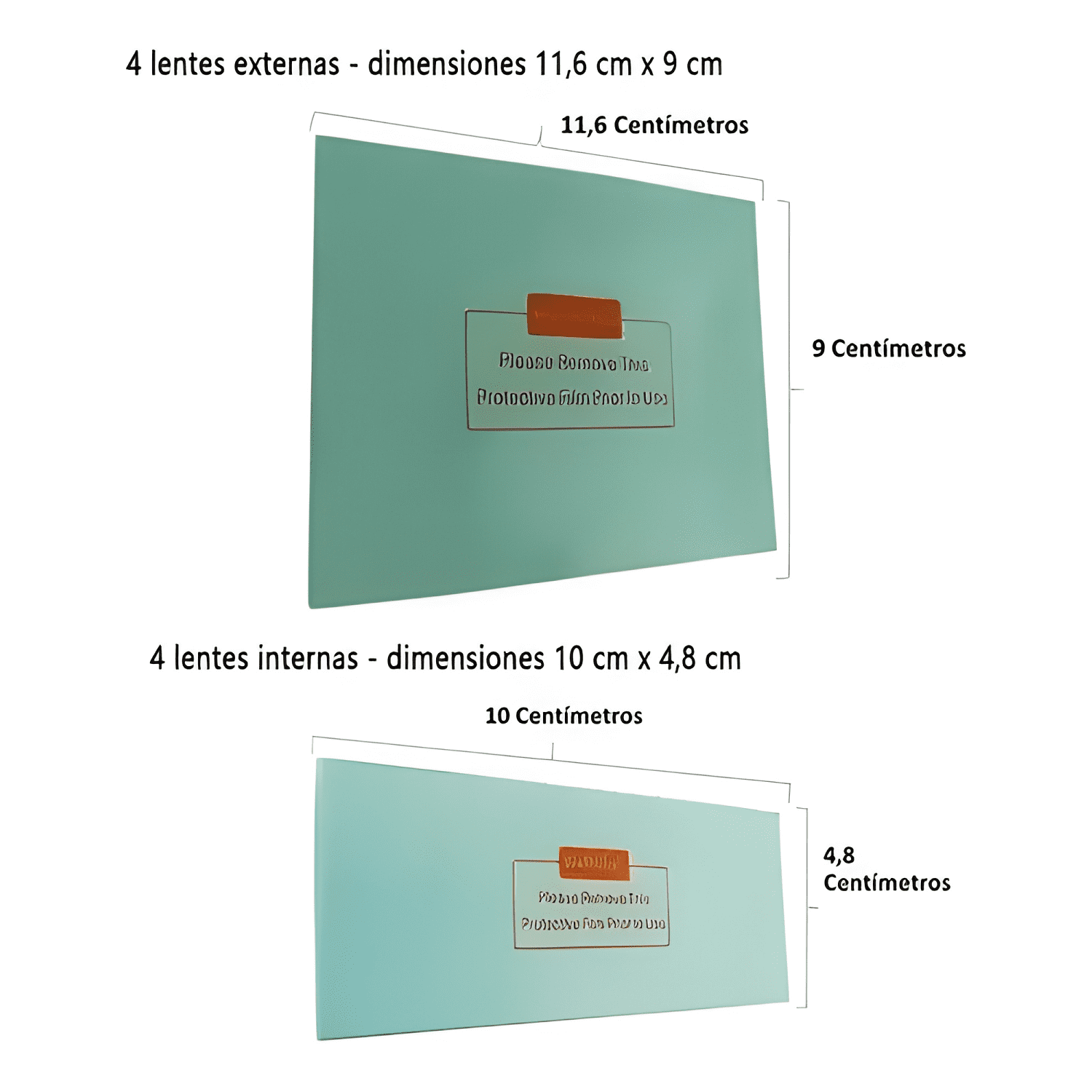 Pack 8 micas de repuesto máscara de soldar fotosensible-2