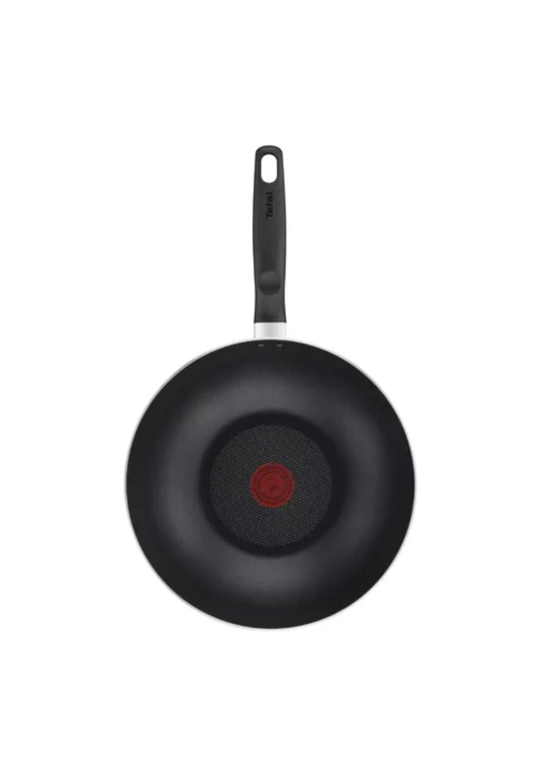 Wok de 28 cm con tapa, Super Cook, color negro-2
