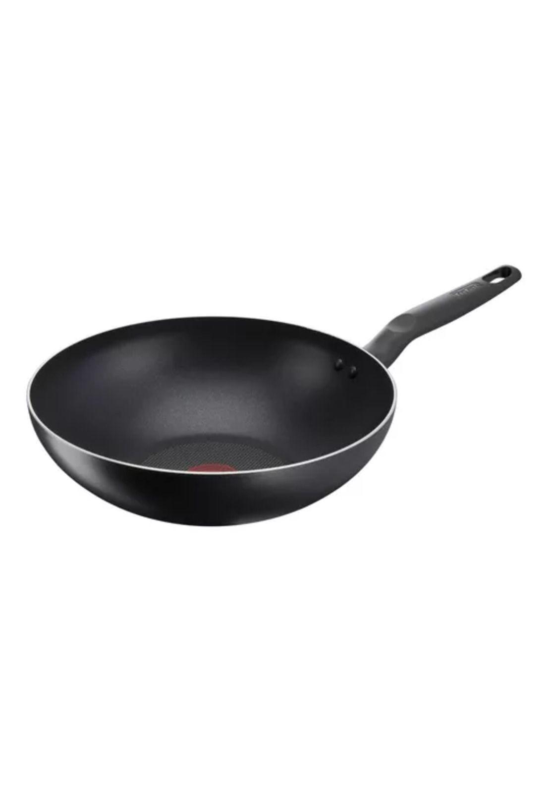 Wok de 28 cm con tapa, Super Cook, color negro-3