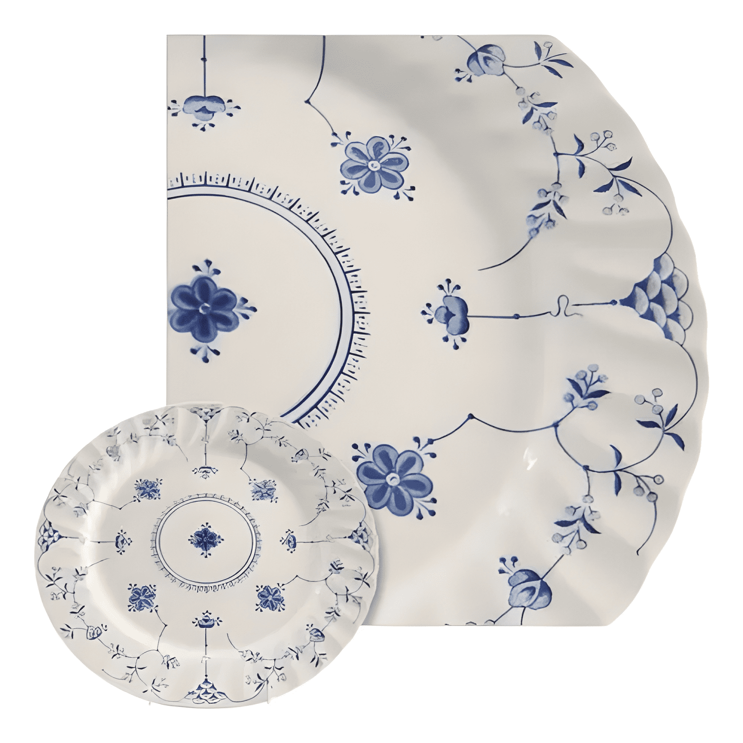Juego de vajilla fina 30pzas porcelana finlandia blue queens-1