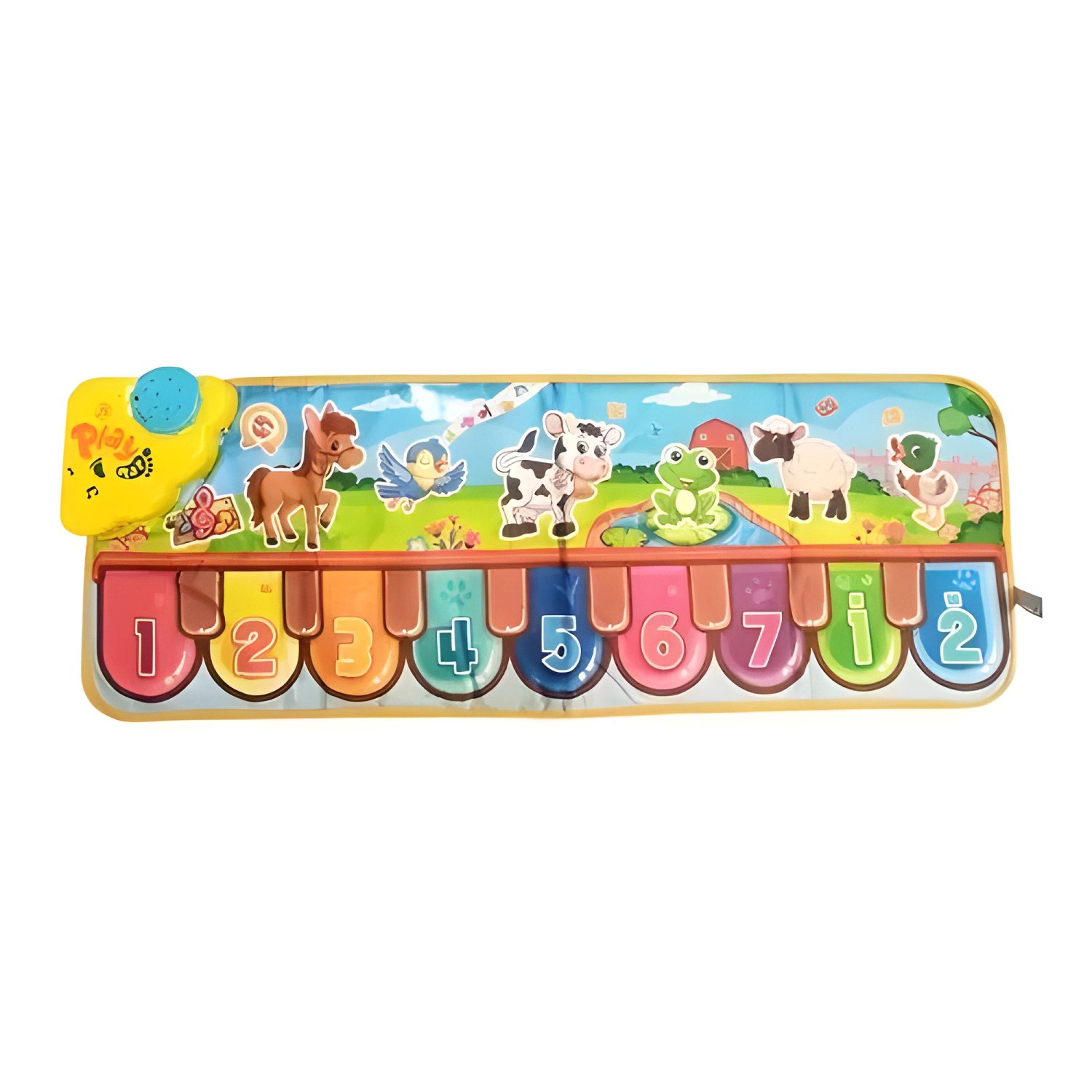 Piano musical para niños piano music mat animal-4