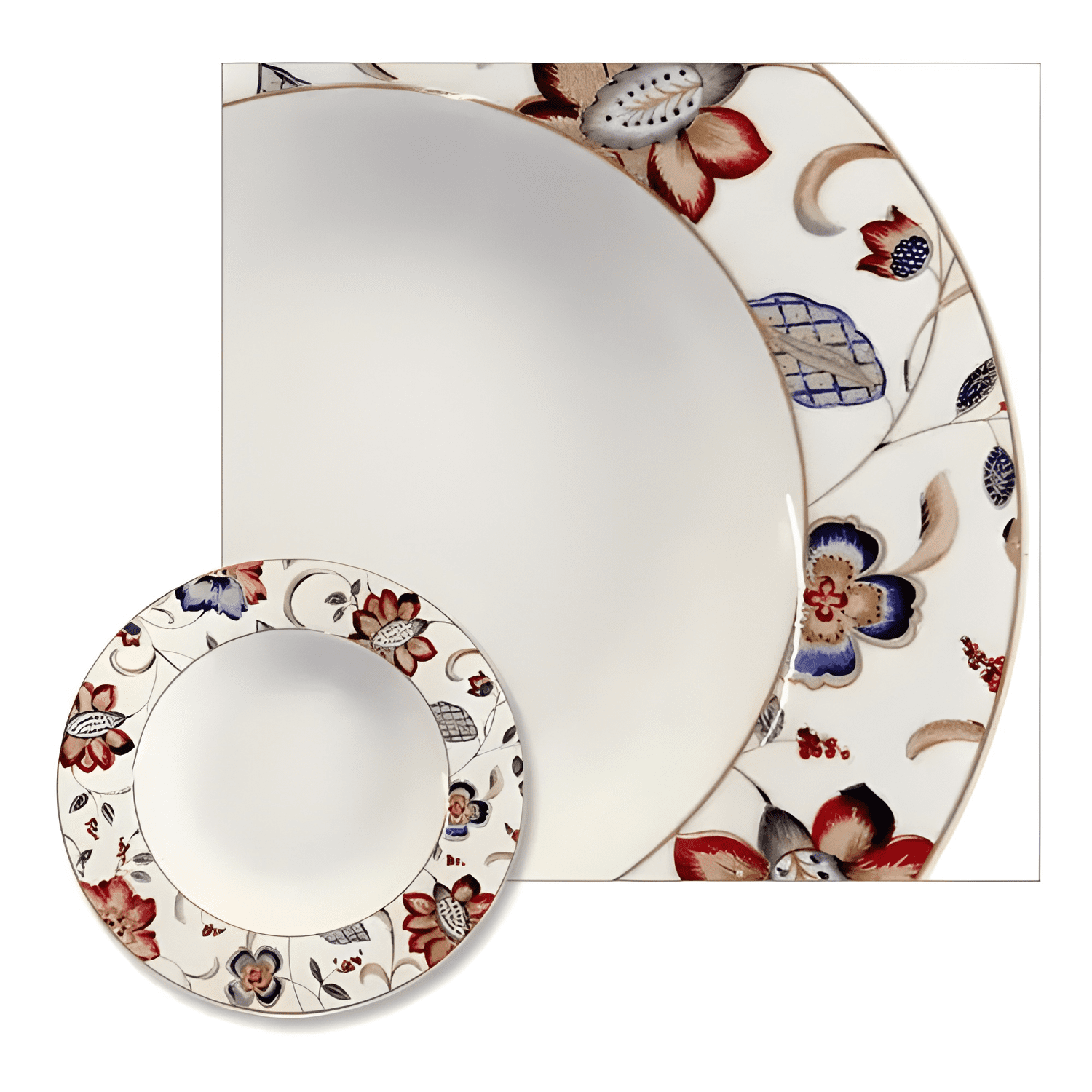 Juego de vajilla 30 piezas porcelana fina jacobean floral-0
