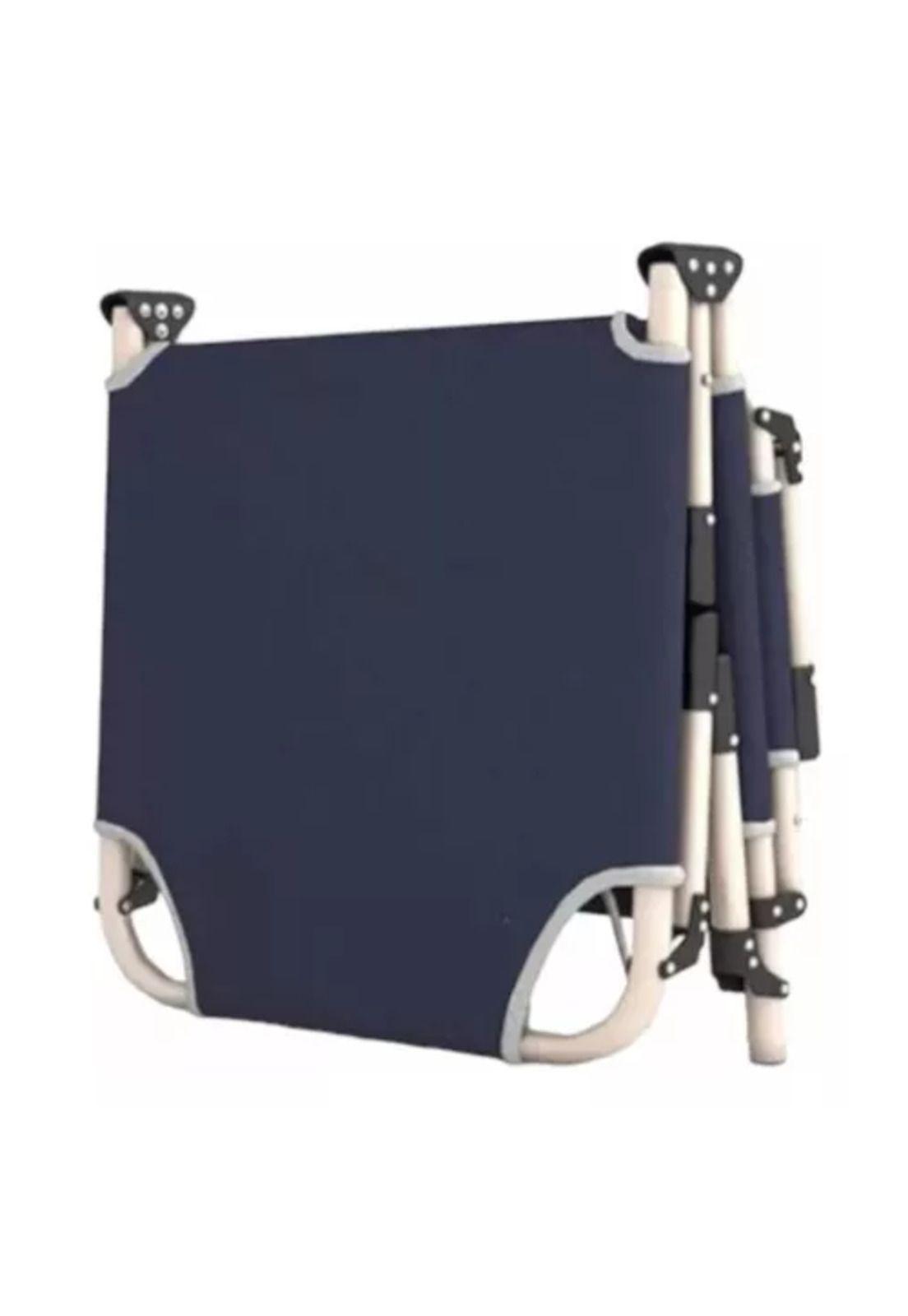 Silla cama plegable y portátil para playa y camping gris-2