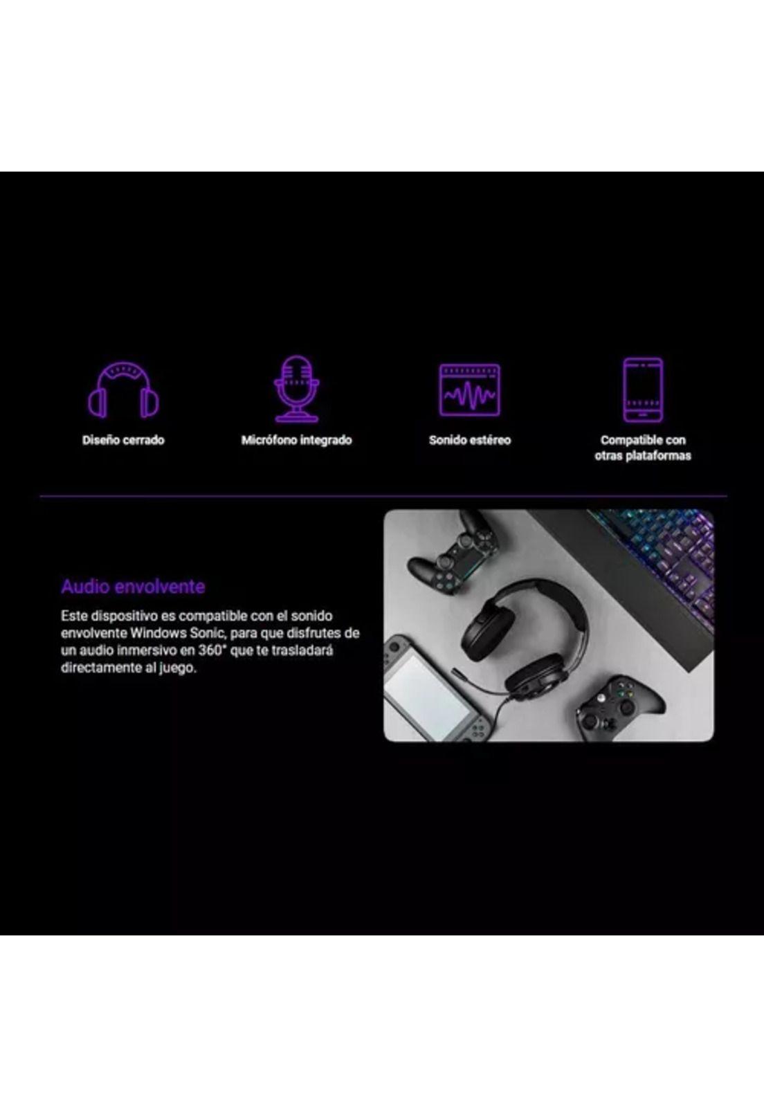 Auriculares gamer Corsair HS35 stereo carbon rojo-3