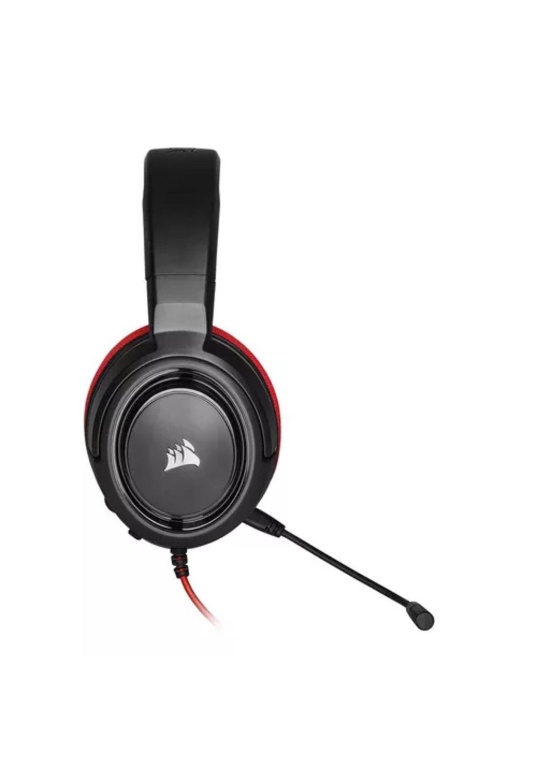 Auriculares gamer Corsair HS35 stereo carbon rojo-7