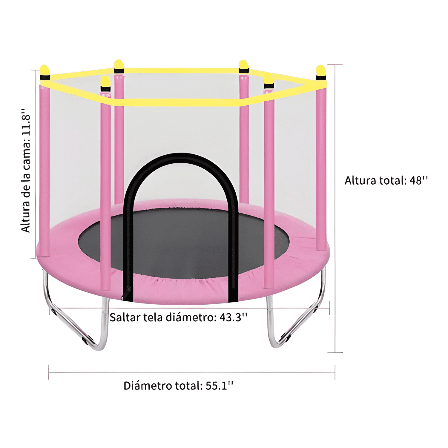 Cama elástica trampolín para los más pequeños-3