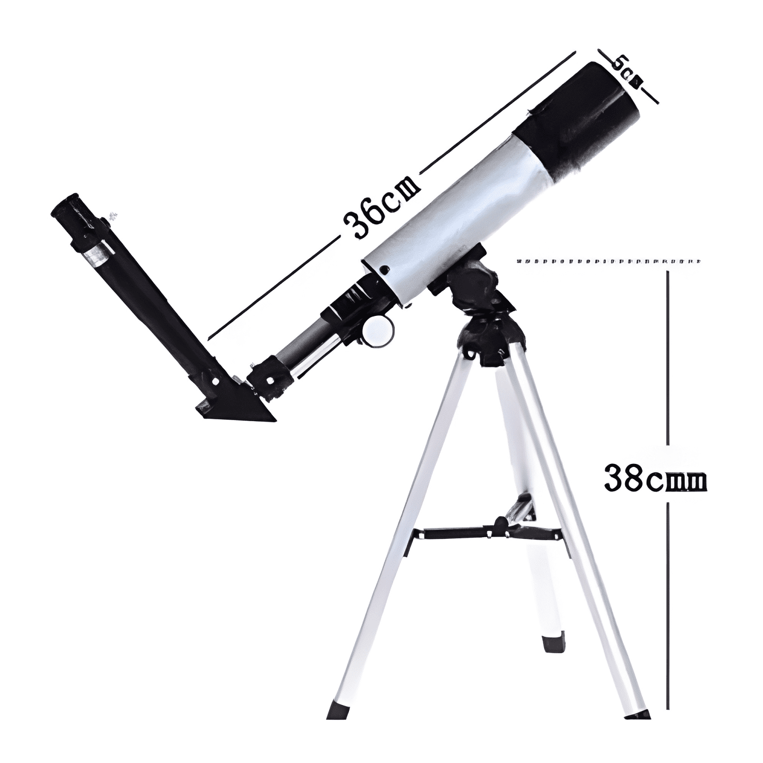 Telescopio Astronómico Monocular 60x Zoom F36050 Plateado-2