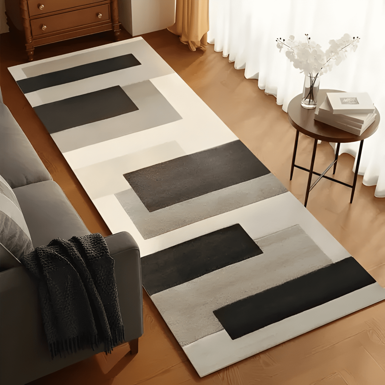 Alfombra Pasillo- Cocina- Baño 60x180cm Con Antideslizante-1