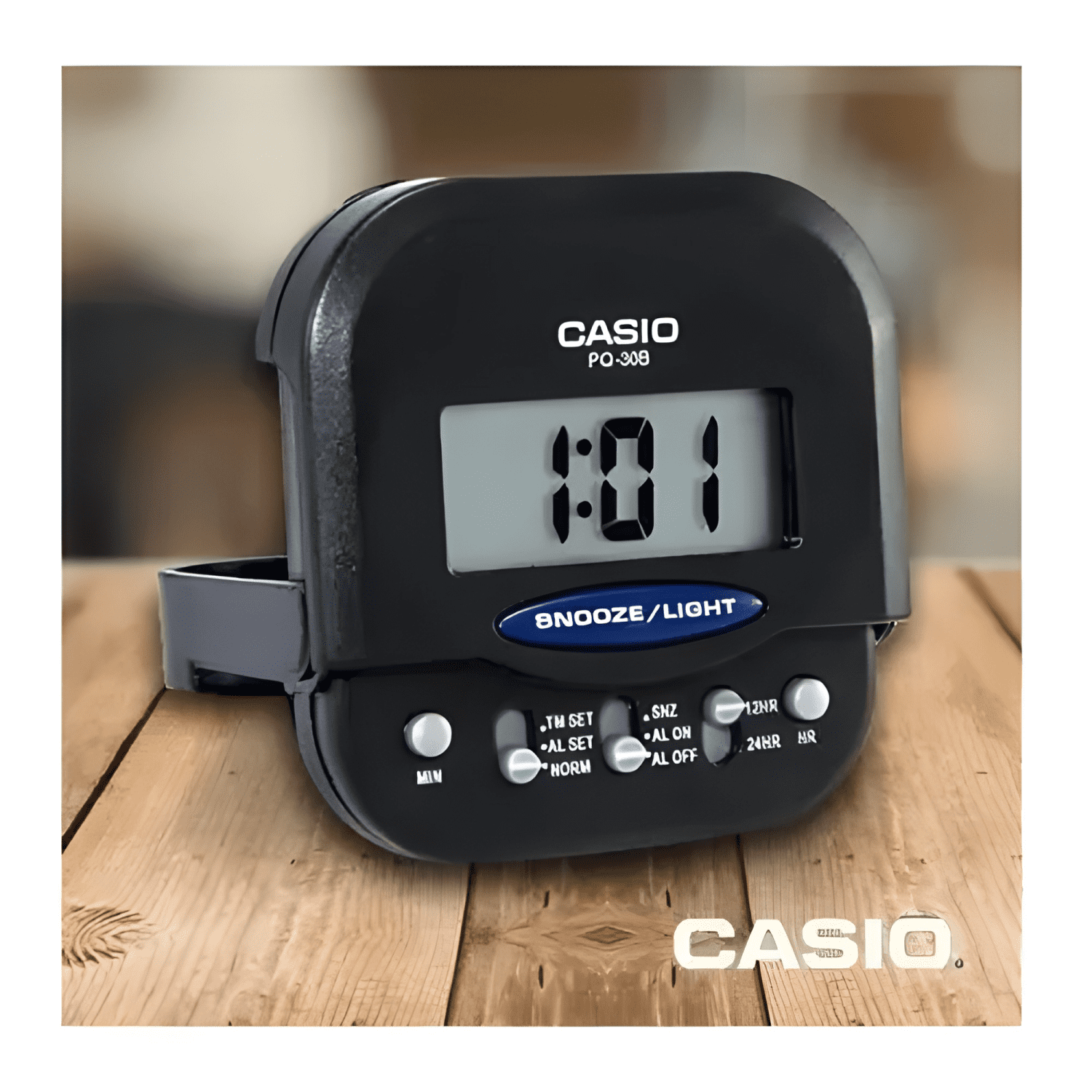 Reloj despertador casio pq-30b-1 Negro-1