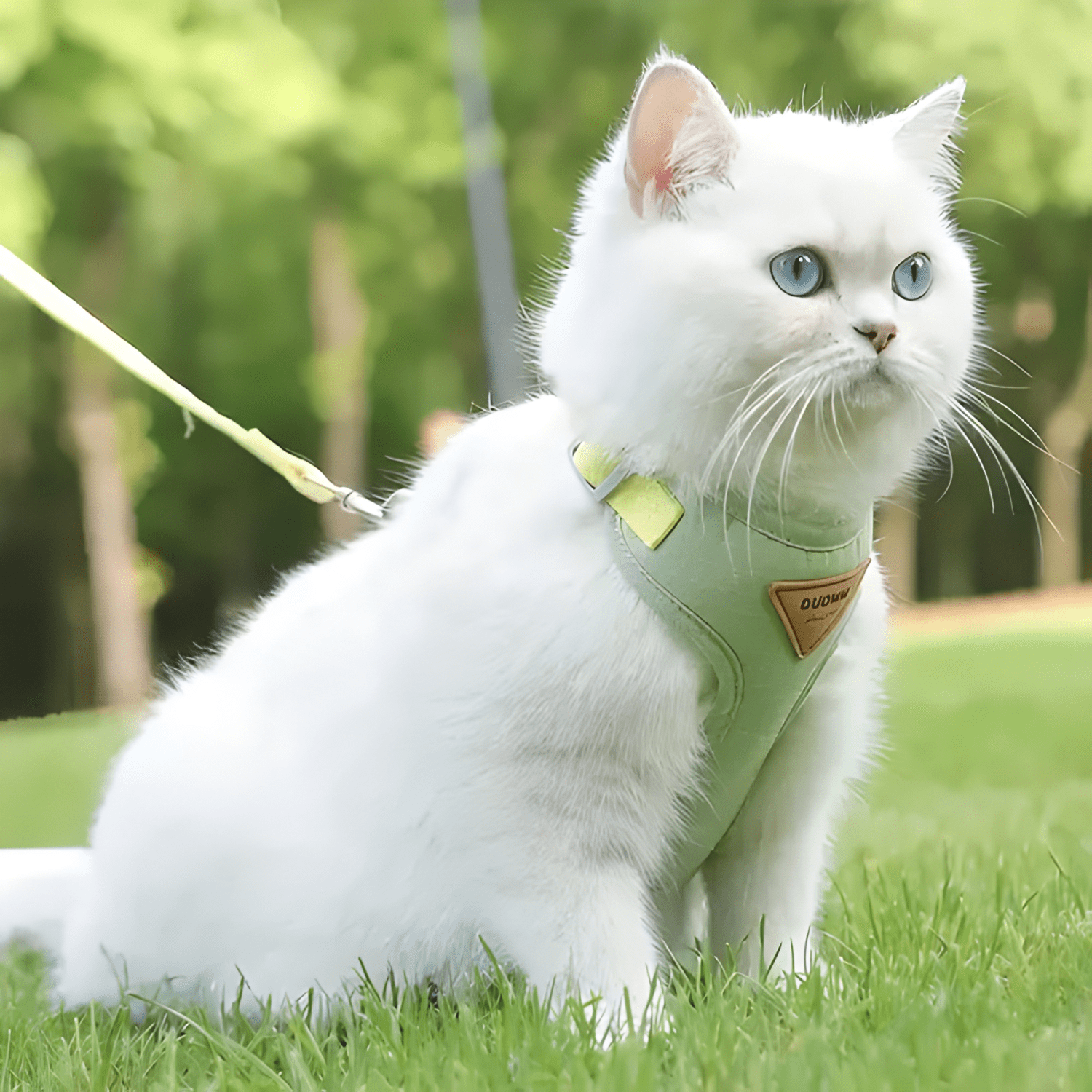 Set arnés antiahogo ajustable para perro gato pequeños-2