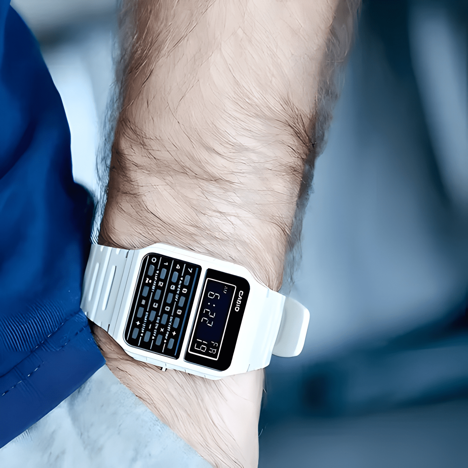 Reloj calculadora clasico casio ca-53wf-8b #2-1