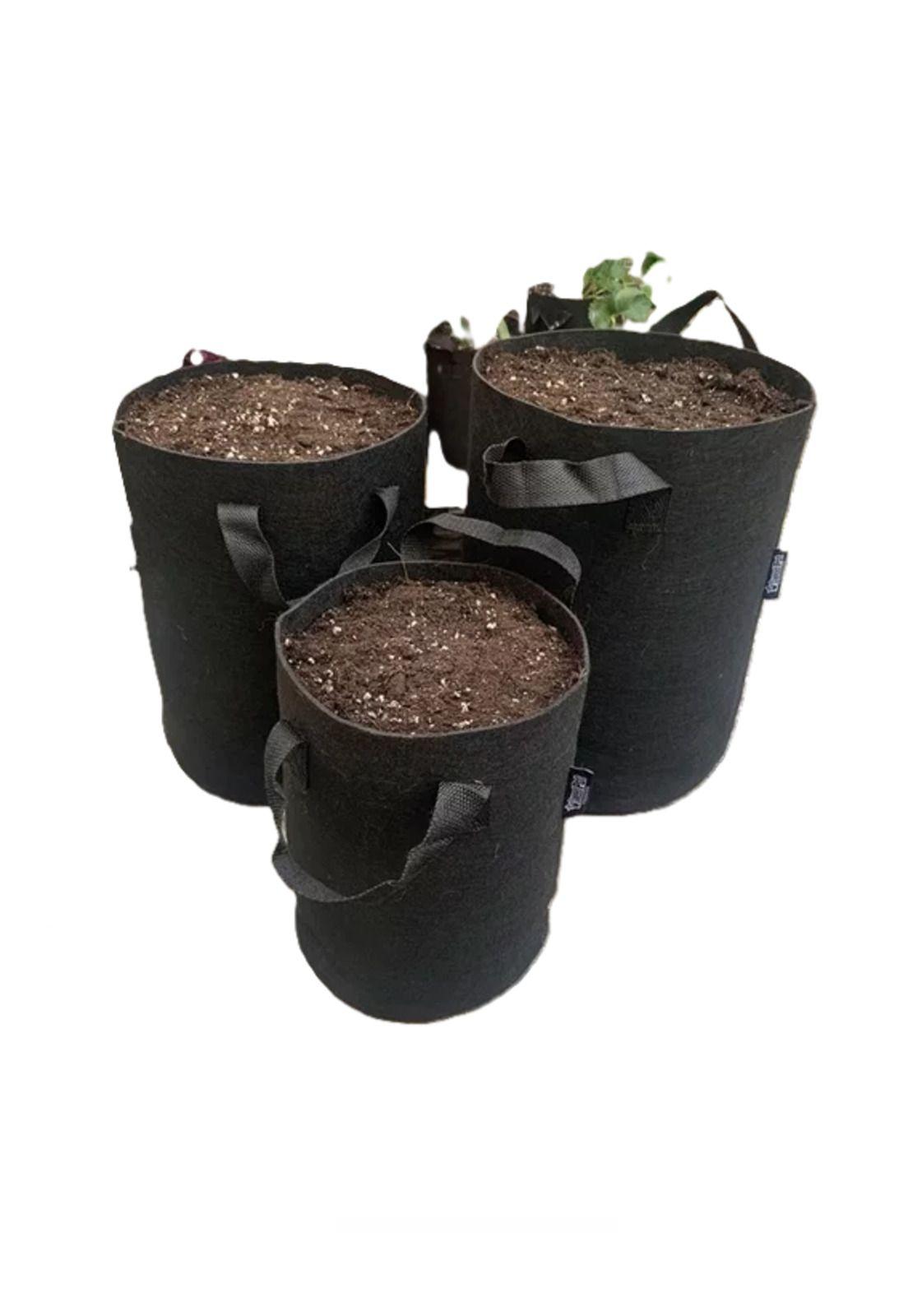 Macetas Geotextil Sweetpot 7L Gran Calidad Pack de 10-1