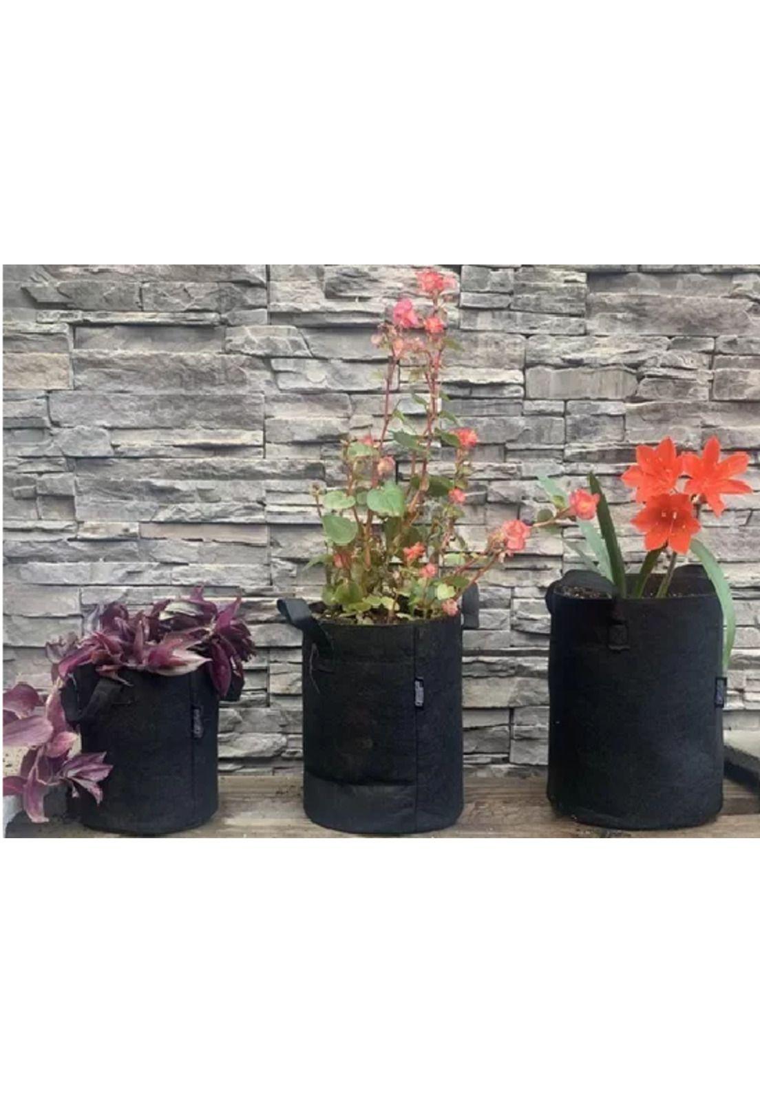 Macetas Geotextil Sweetpot 7L Gran Calidad Pack de 10-4