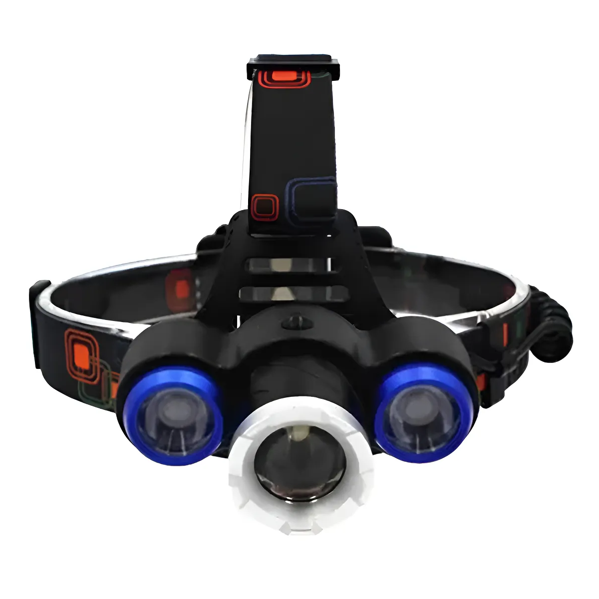 Potente Linterna Minera Led 8500lm T6 + Cob Azul-0