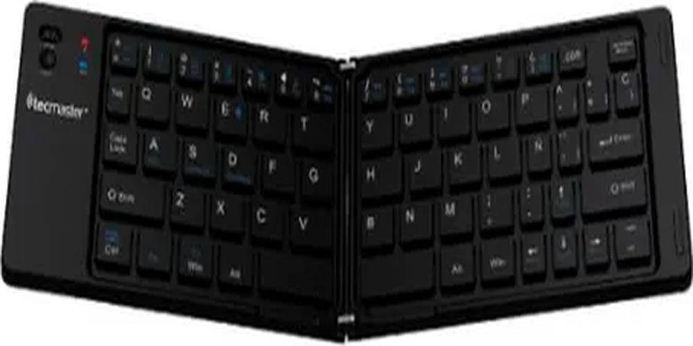 Mini teclado inalámbrico bluetooth tecmaster tm-100563 negro-0