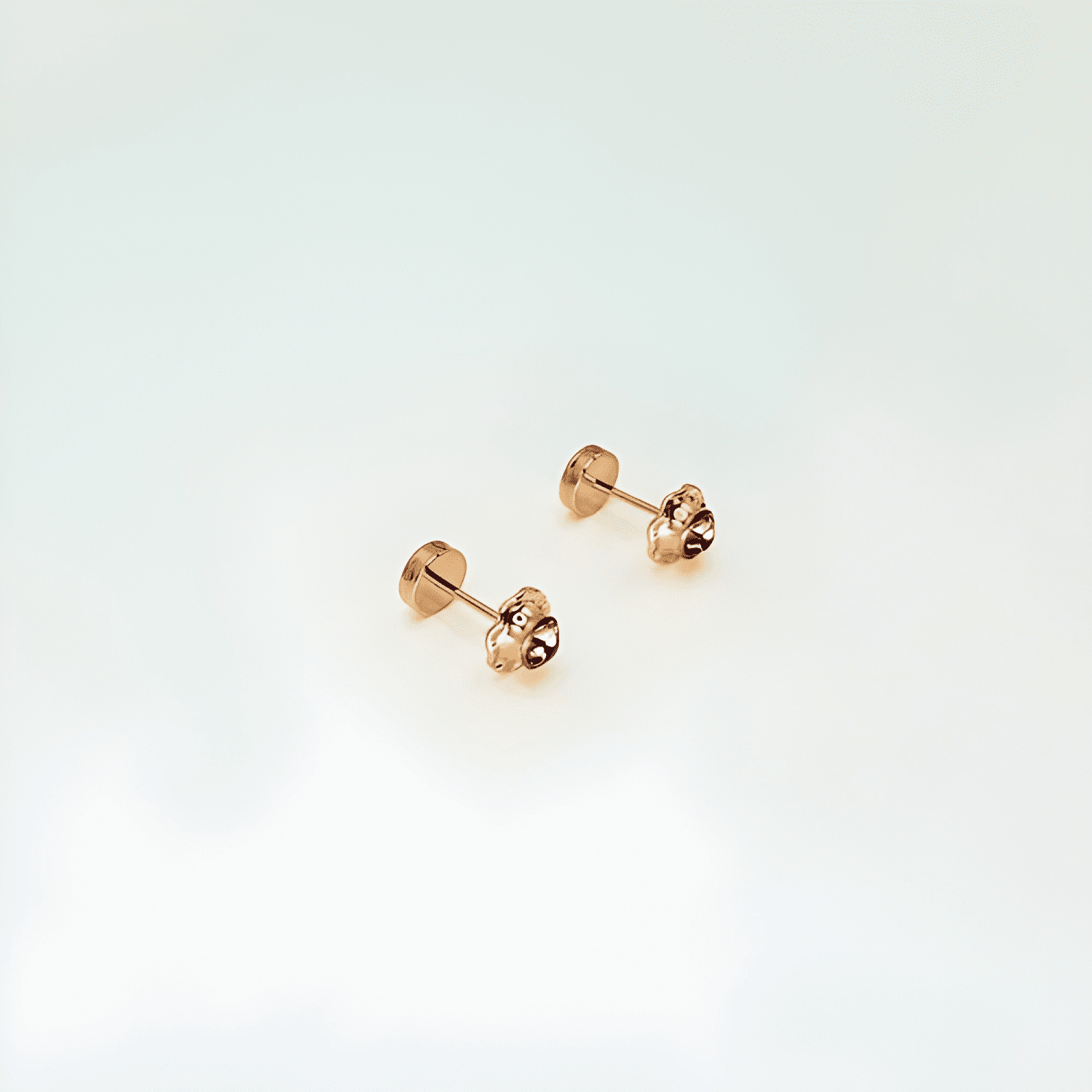 Aros Para Bebé Y Niña Abridores De Oro 14k, Piedra Circón-2