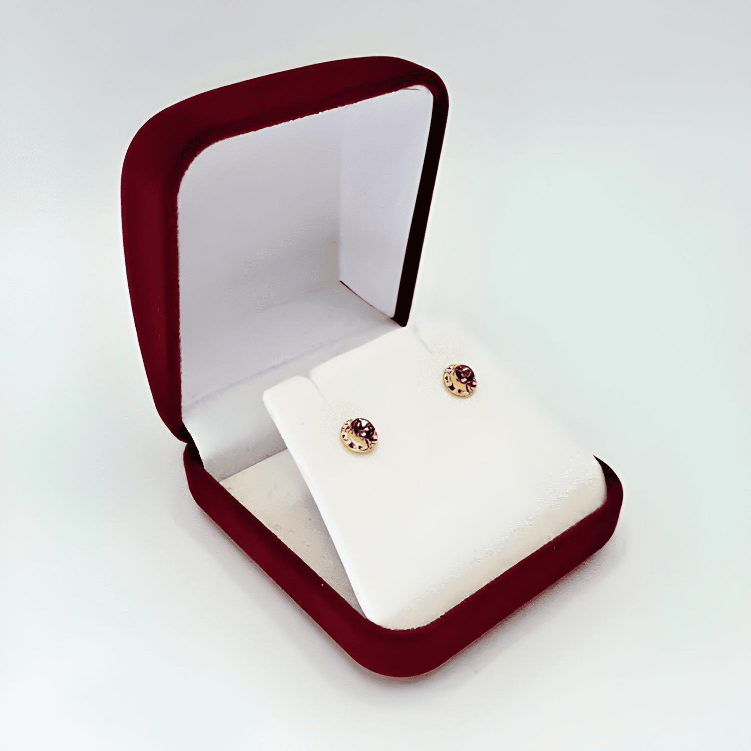 Aros Para Bebé Y Niña Abridores De Oro 14k, Piedra Circón-3