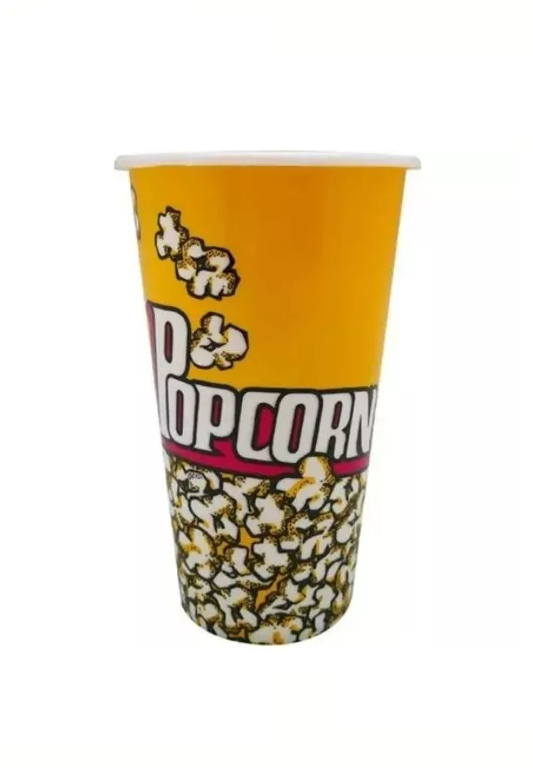 Pack 24 Vasos Plásticos Cabritas Popcorn 18x11cm-0
