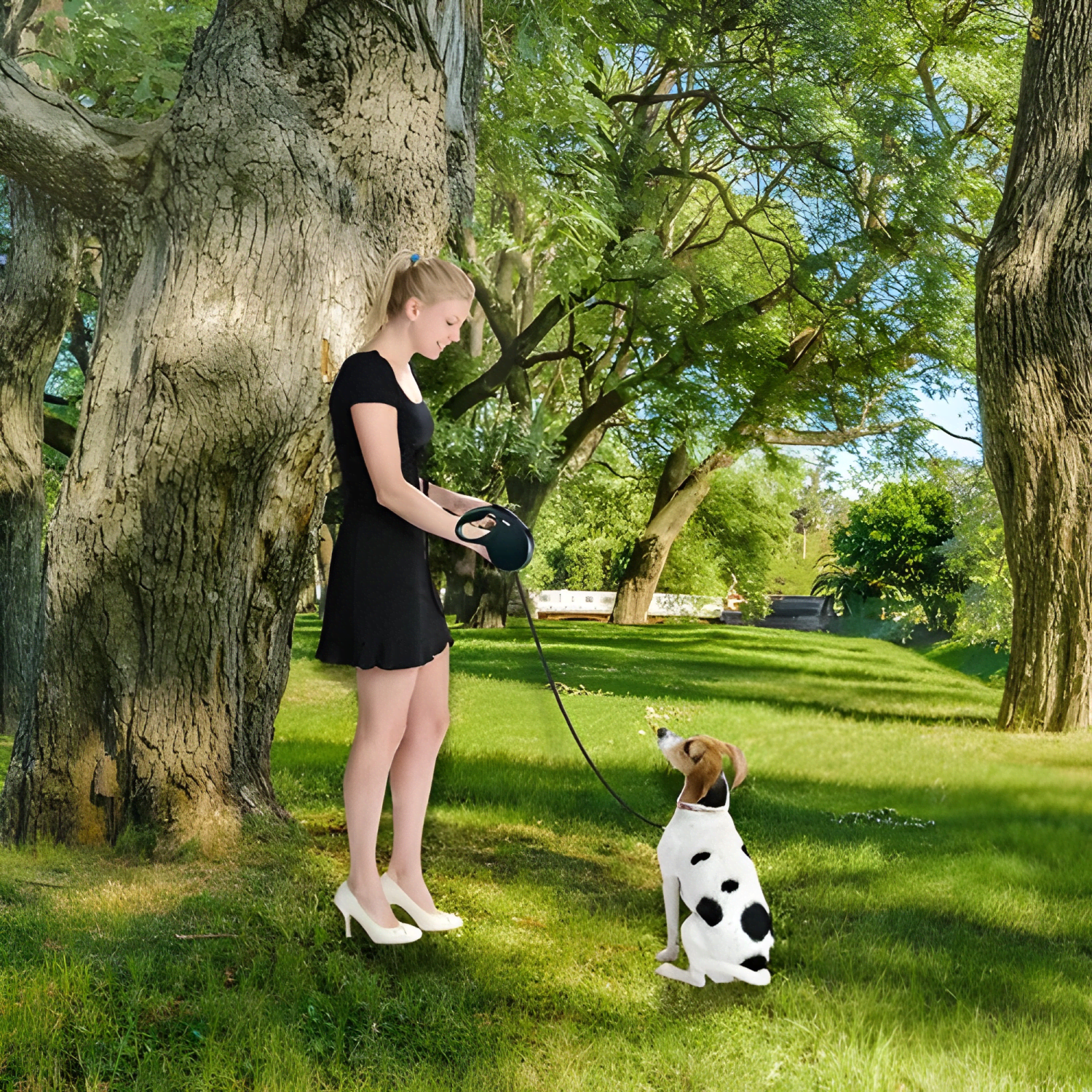 Flexi classic s design para mascotas 5m hasta 12kg Negro-1