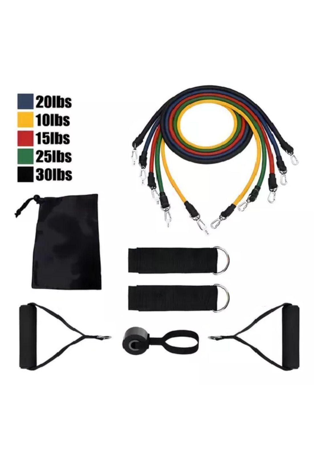 Bandas elásticas para ejercicios, ligas de resistencia para casa-2