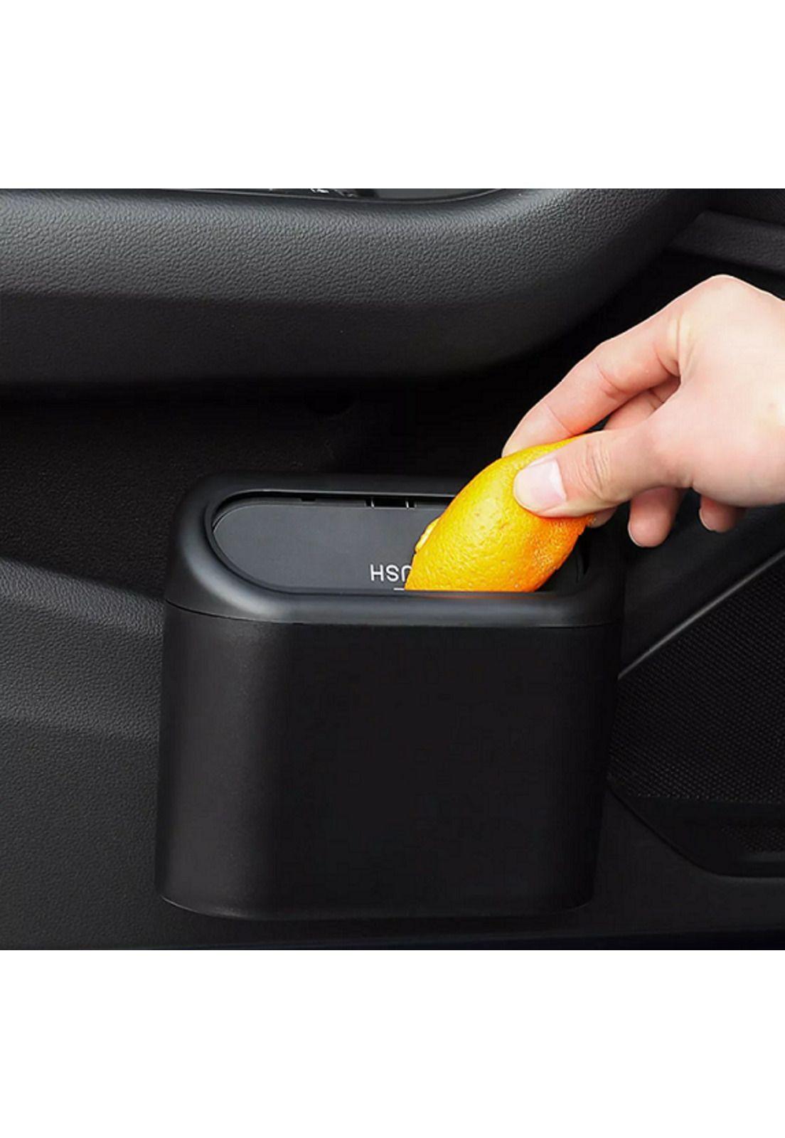 Basurero Portátil para Auto Universal 1 Litro Negro-5