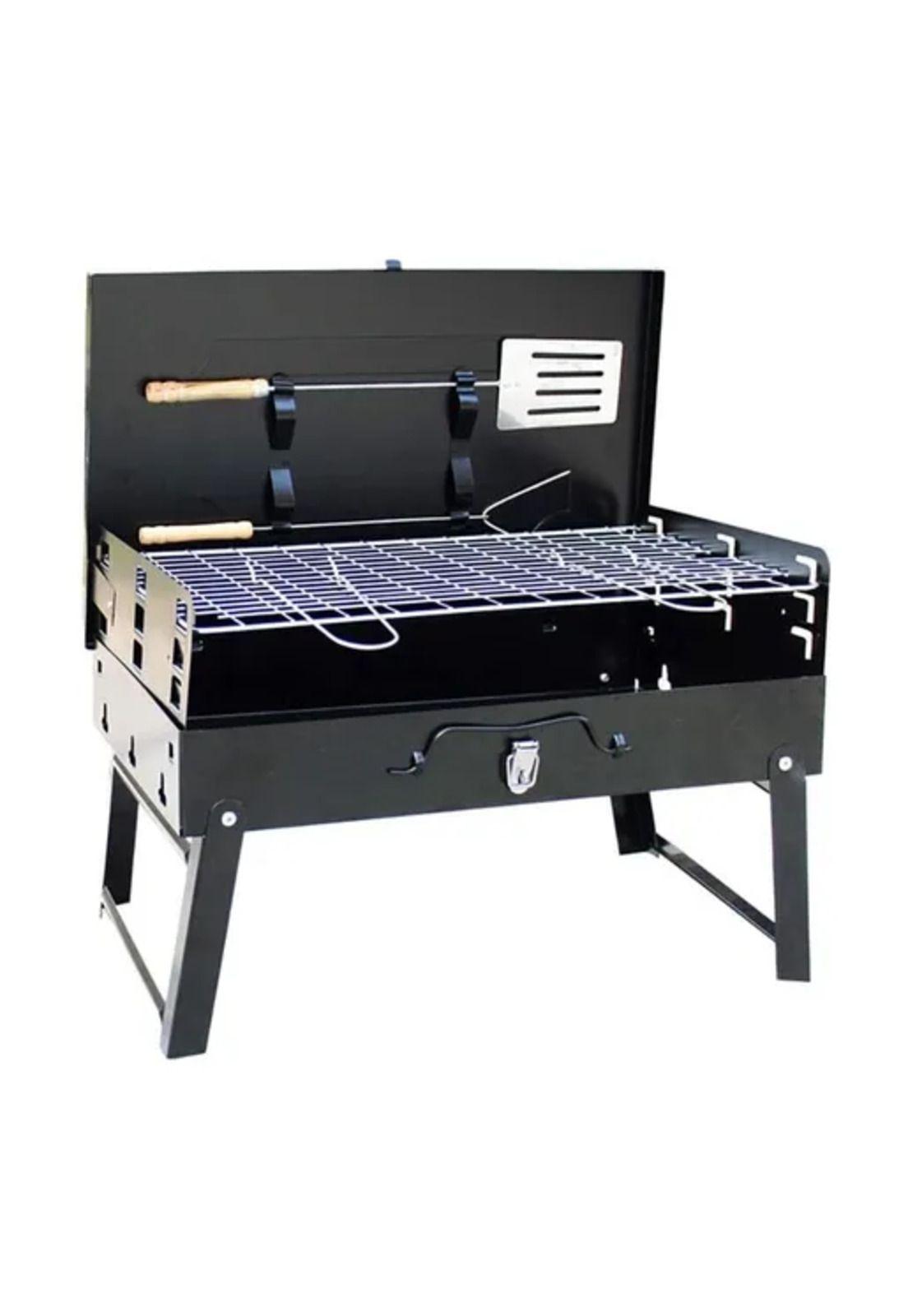 Parrilla asador de carbón plegable mini portátil para aire libre-0
