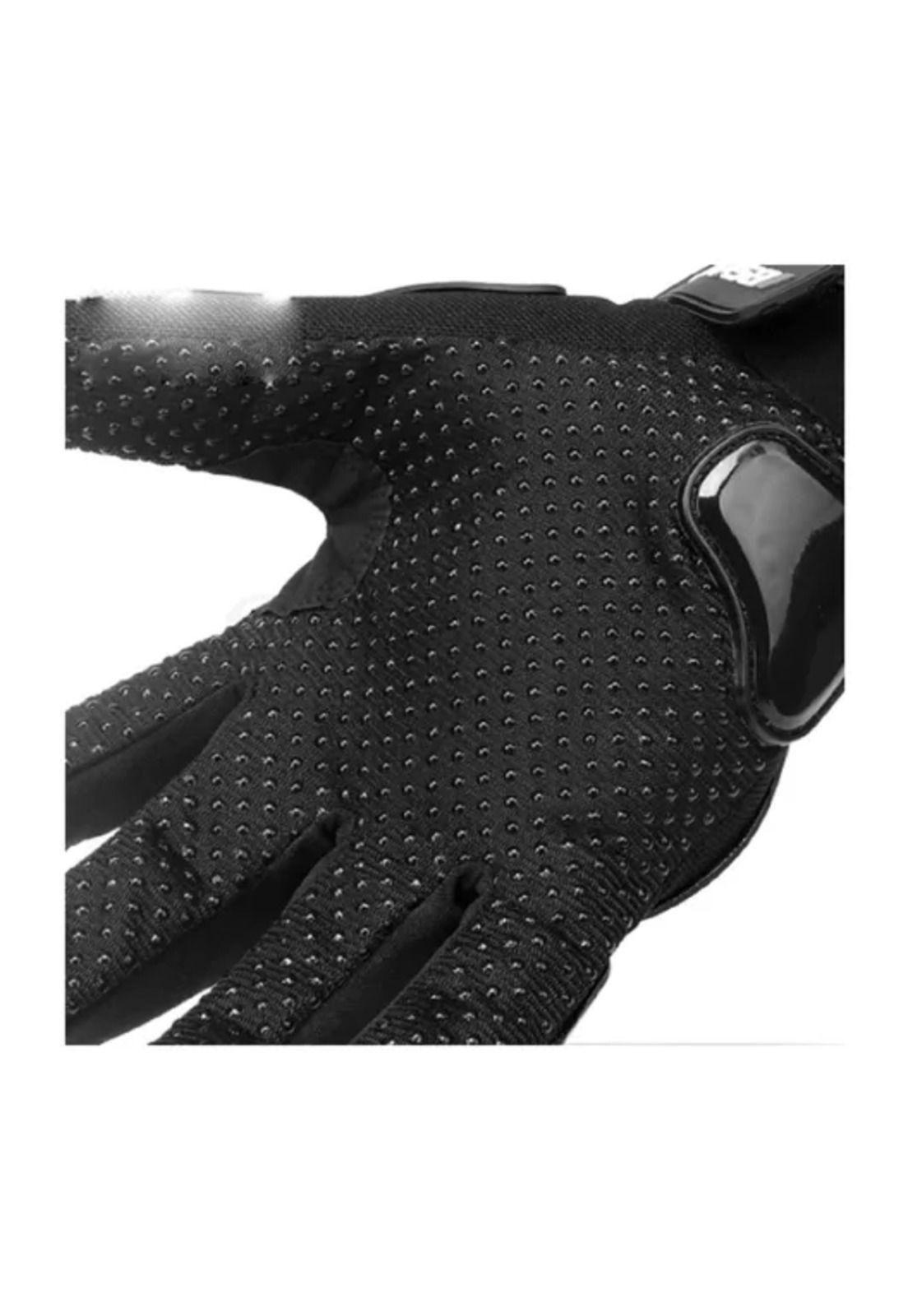 Guantes de moto protección invierno impermeables, talla XL, color verde-4