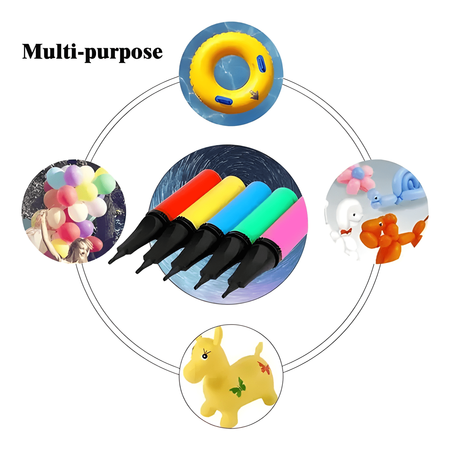 Pelota de pilates 65cm yoga,embarazadas pvc mas bomba manual-3