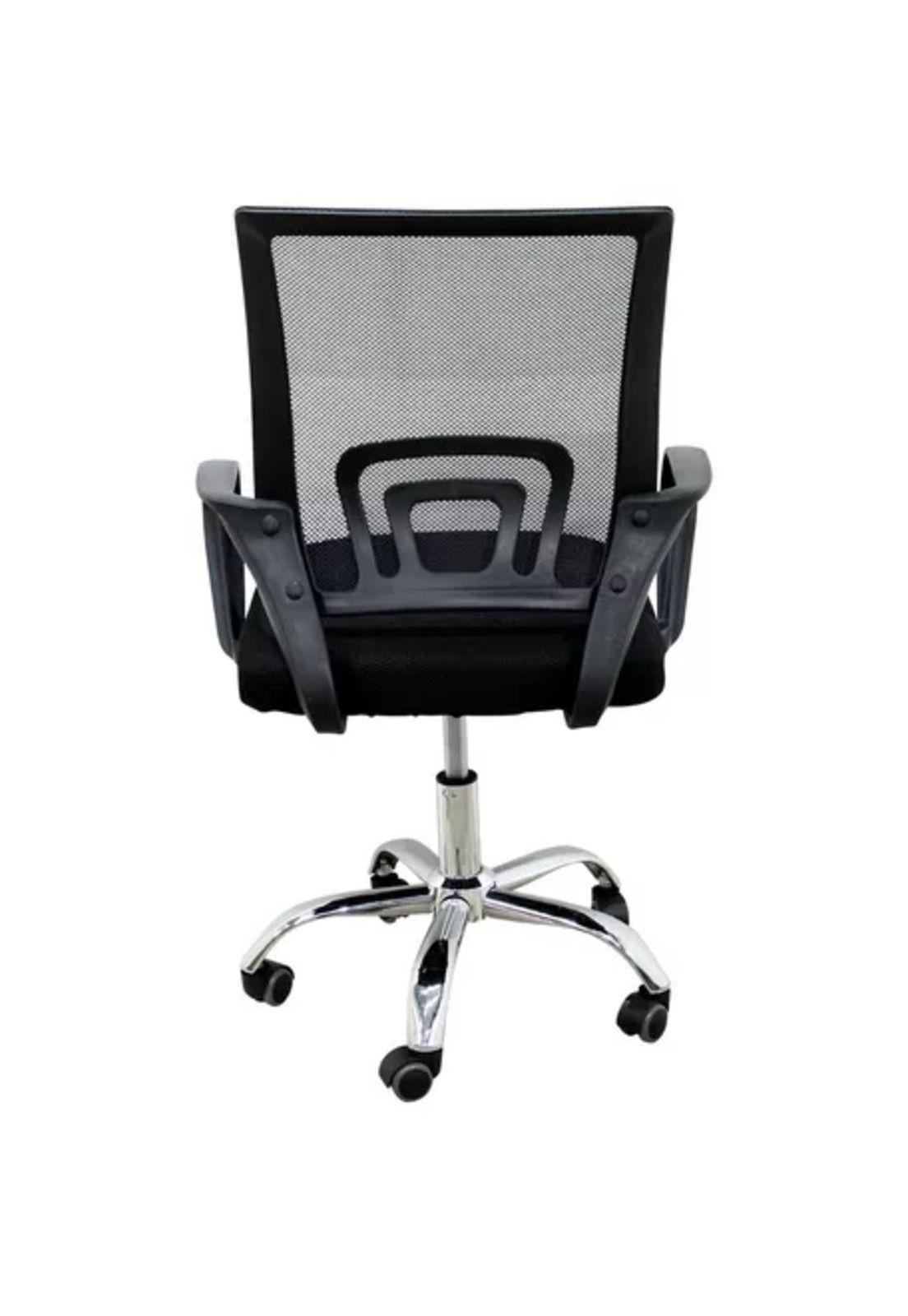Silla de escritorio ergonómica Lumax Ezri con tapizado de mesh negra-5