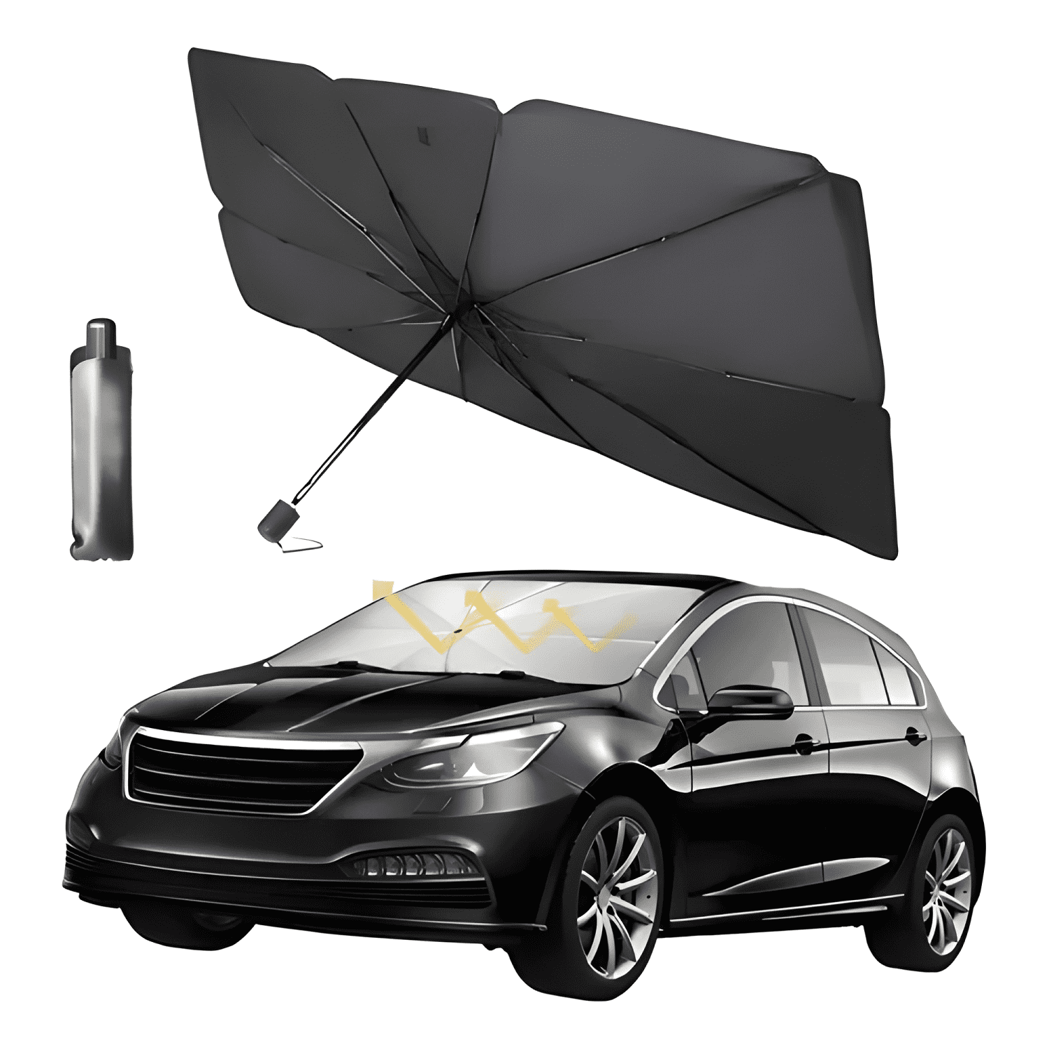 Coche Parasol Cubre Sol Plegable para Parasoles Automovil IV-2