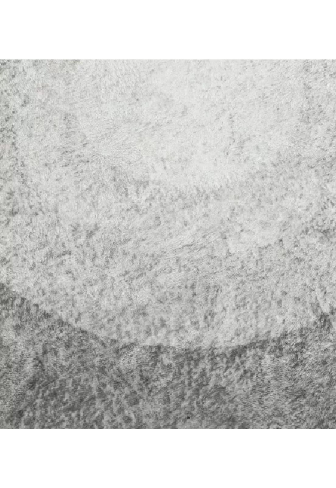 Alfombra Redonda 100 cm Super Suave Circulos Gris-2