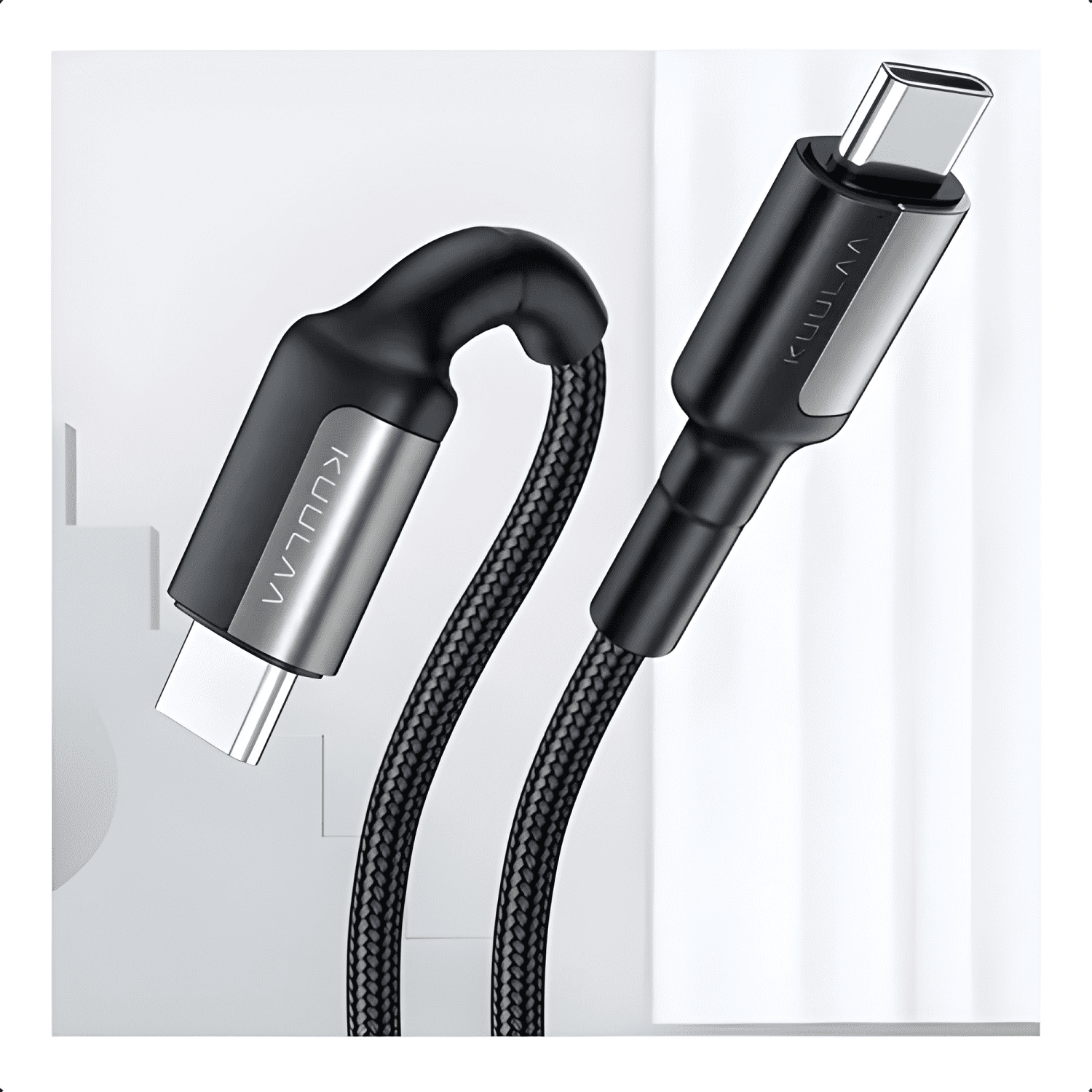 Cable USB tipo c - c carga rápida 65w largo 1 metro-4