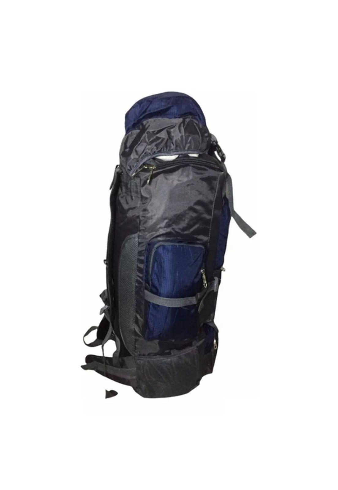 Mochila impermeable de 90L color azul marino-2