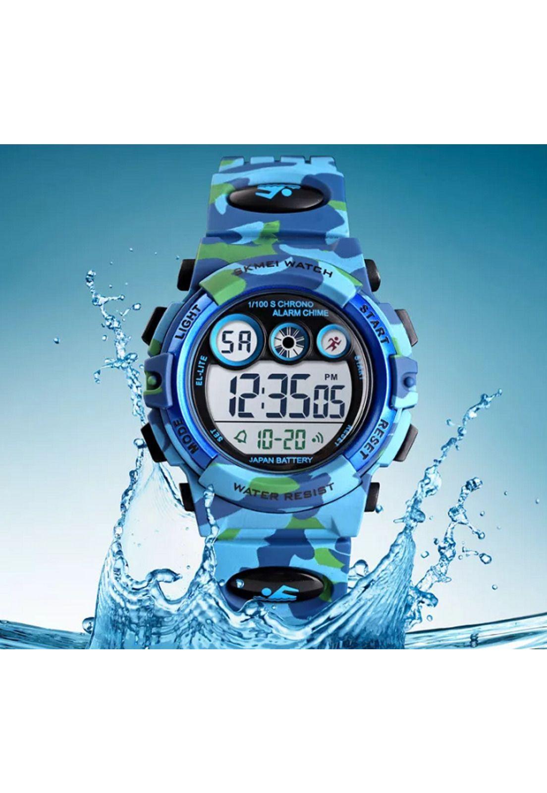 Reloj pulsera digital skmei 1547 con correa de poliuretan...-3
